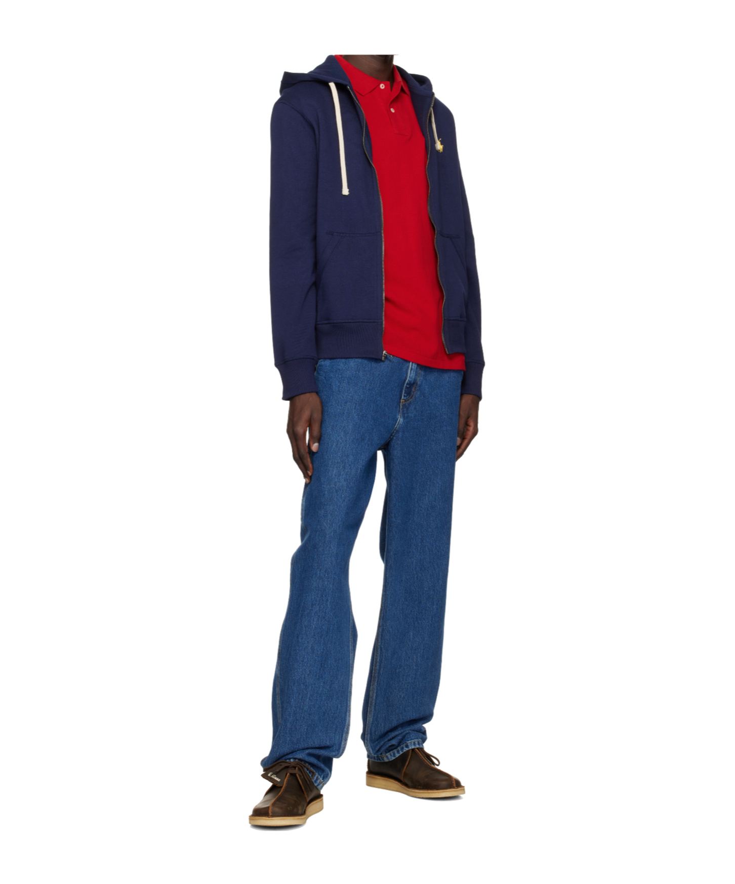 Polo Ralph Lauren Custom Slim Fit Big Pony Mesh Polo Shirt In Red