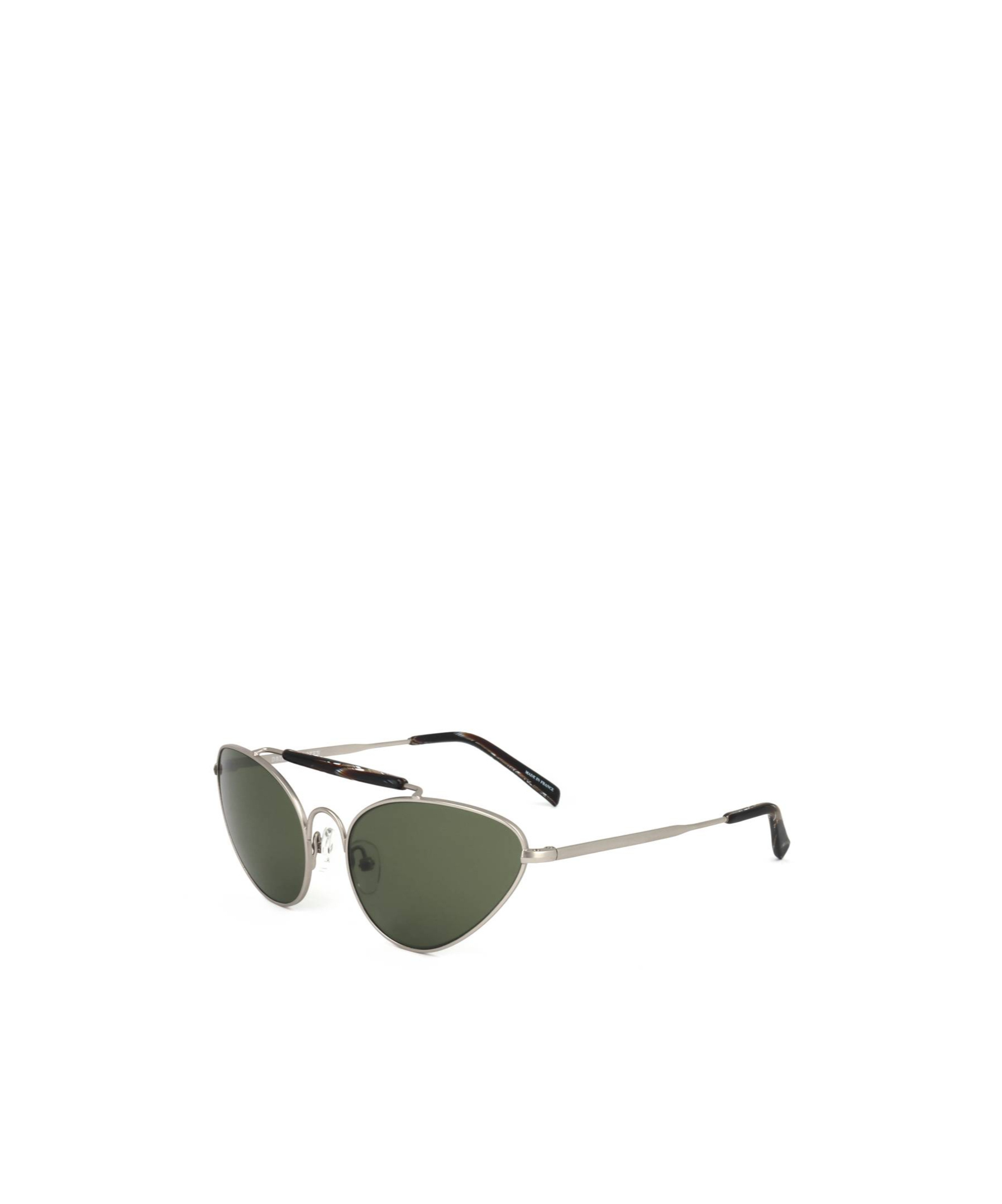 Dries Van Noten Linda Farrow X  Pilot Frame Sunglasses In Green