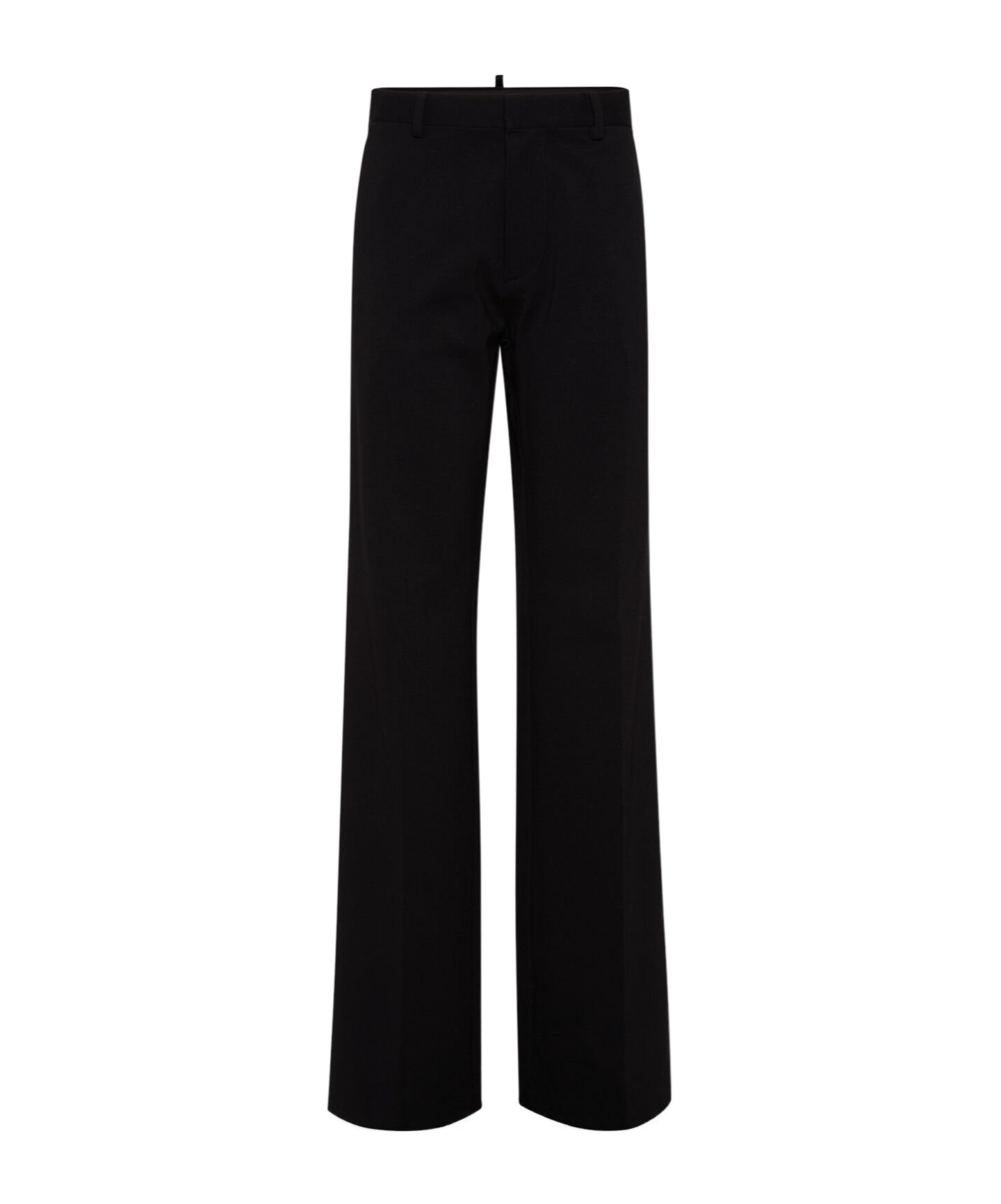 Dsquared2 Mid-rise Straight-leg Tailored Trousers In Black