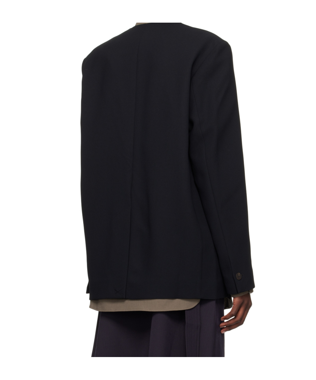 Studio Nicholson Single-breasted Blazer In Black