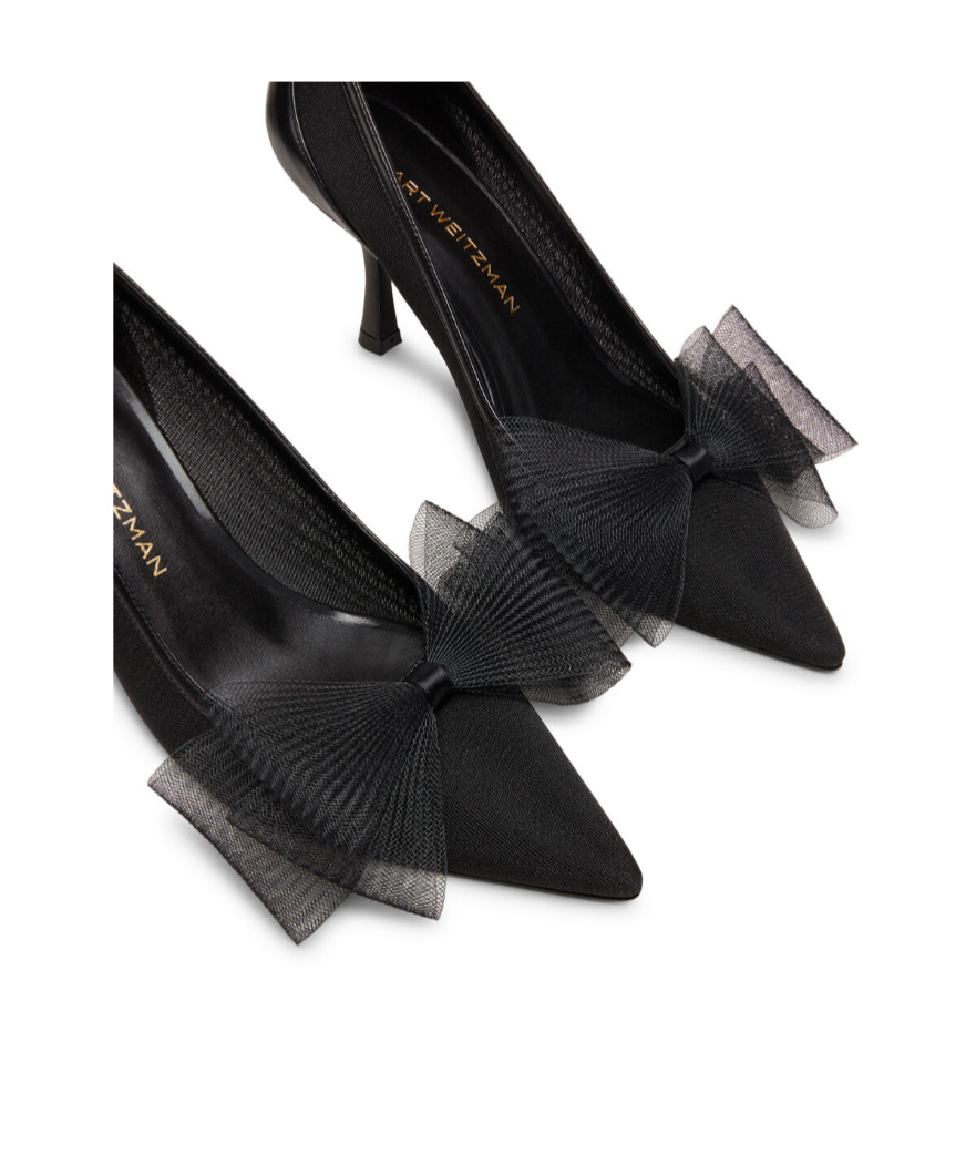 Stuart Weitzman Bow High Heels In Black