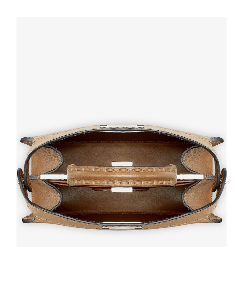 Fendi Peekaboo Iseeu Petite Tote Bag In Brown