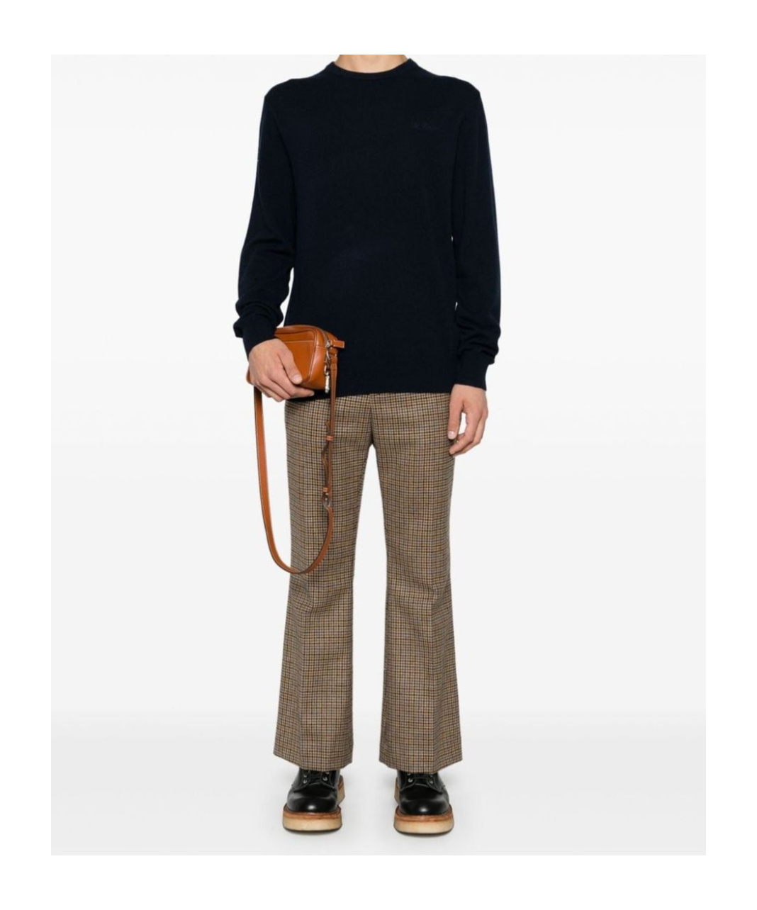 Shop Mc2 Saint Barth Long-sleeved Sweater In Black