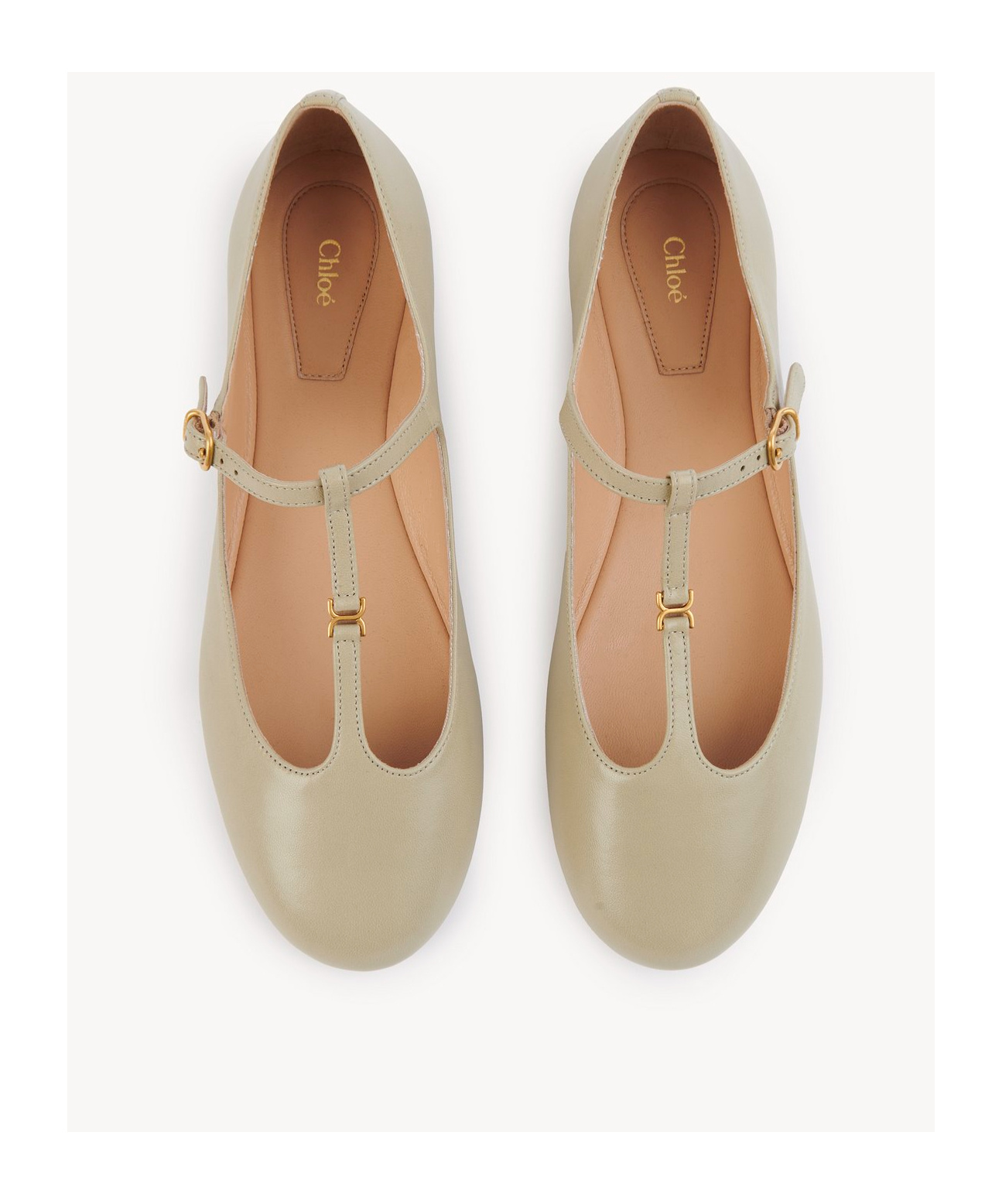 Chloé Marcie Ballet Flats In Nude