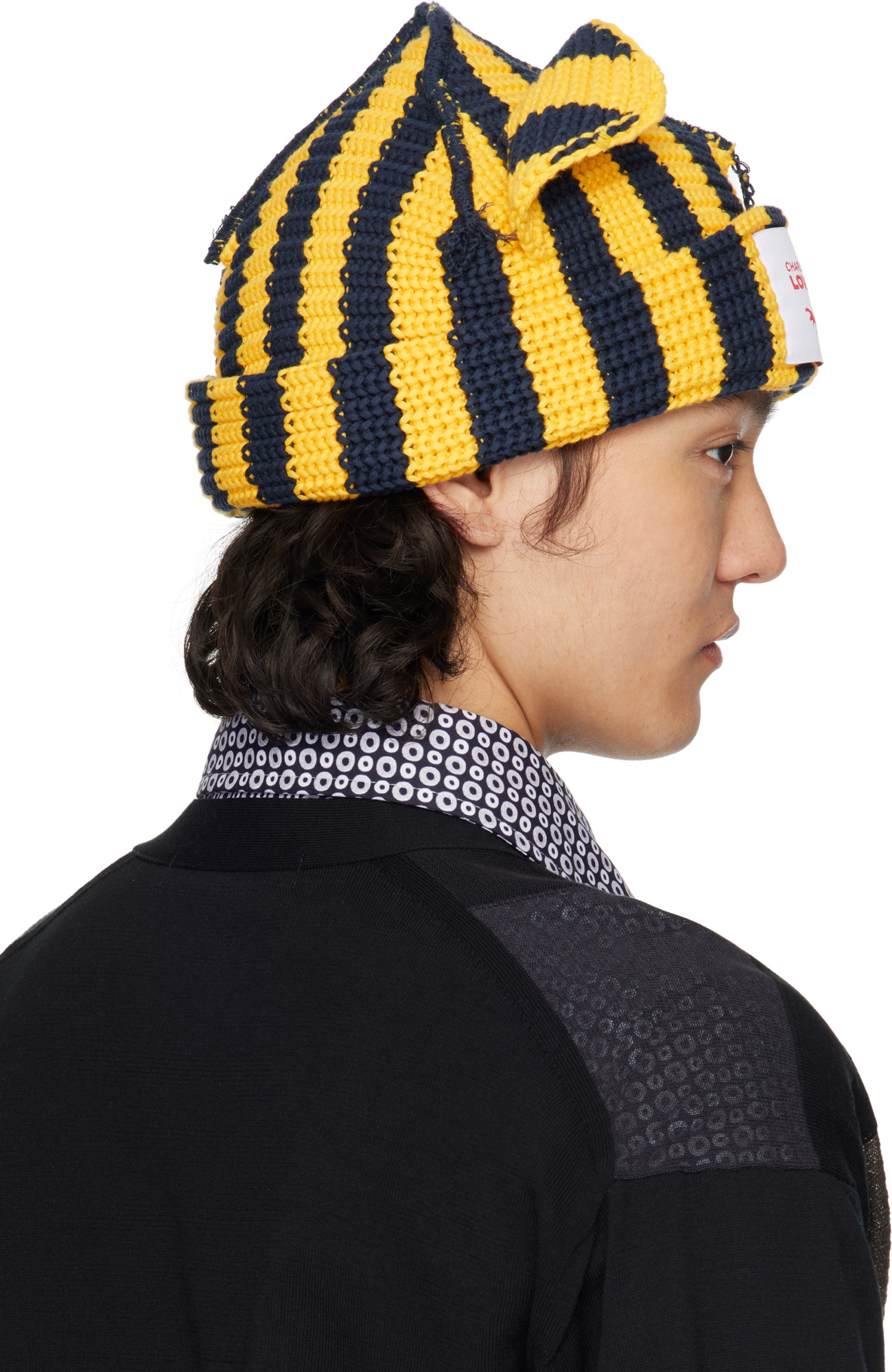 Charles Jeffrrey Loverboy Animal Design Beanie In Multicolor
