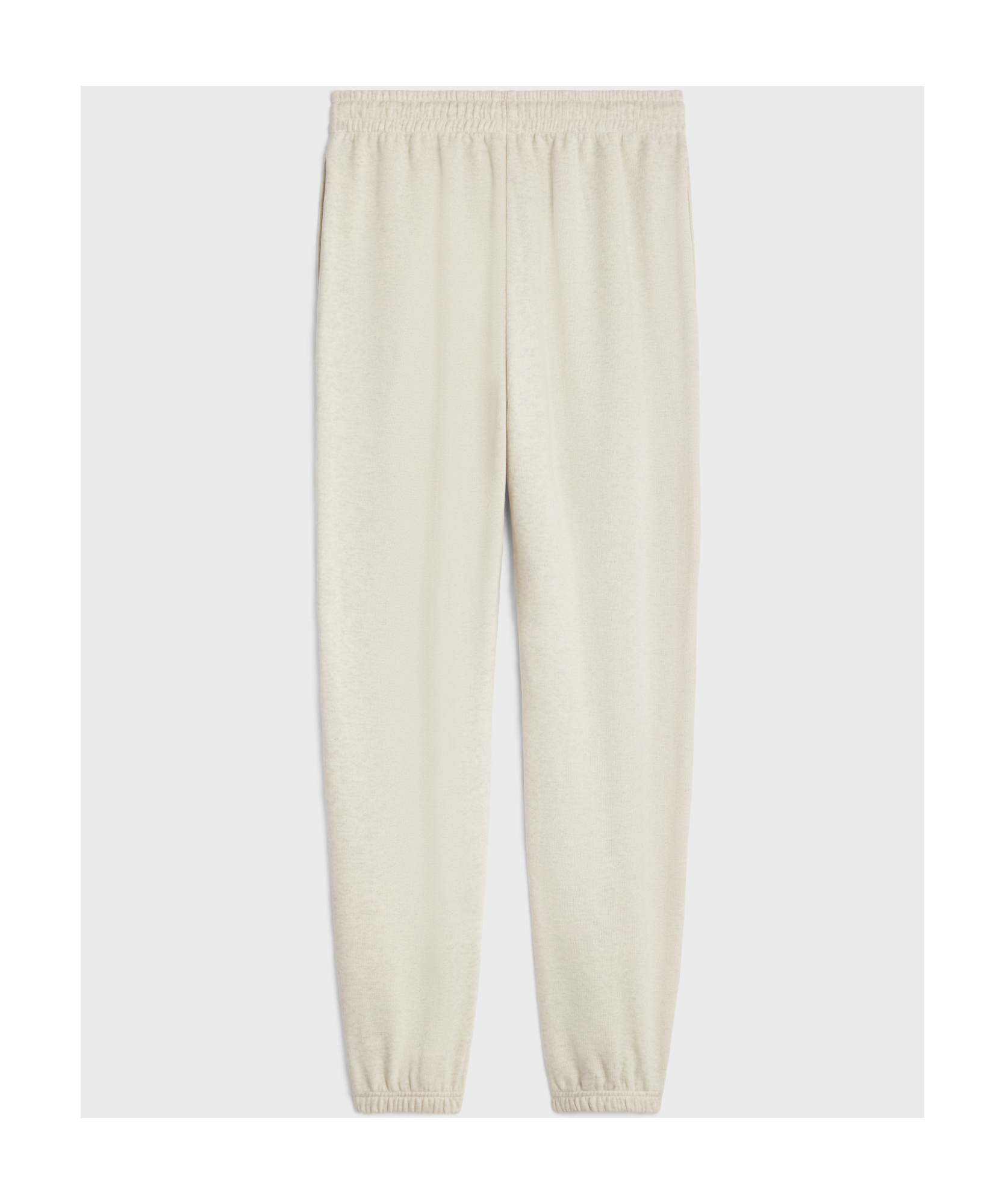 Celine Elastic Waist Sweatpants In White