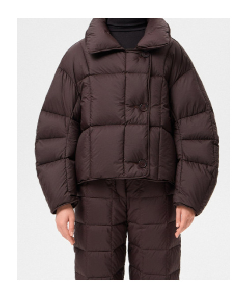 Ienki Ienki Cozy Cloud Micro Jacket In Brown