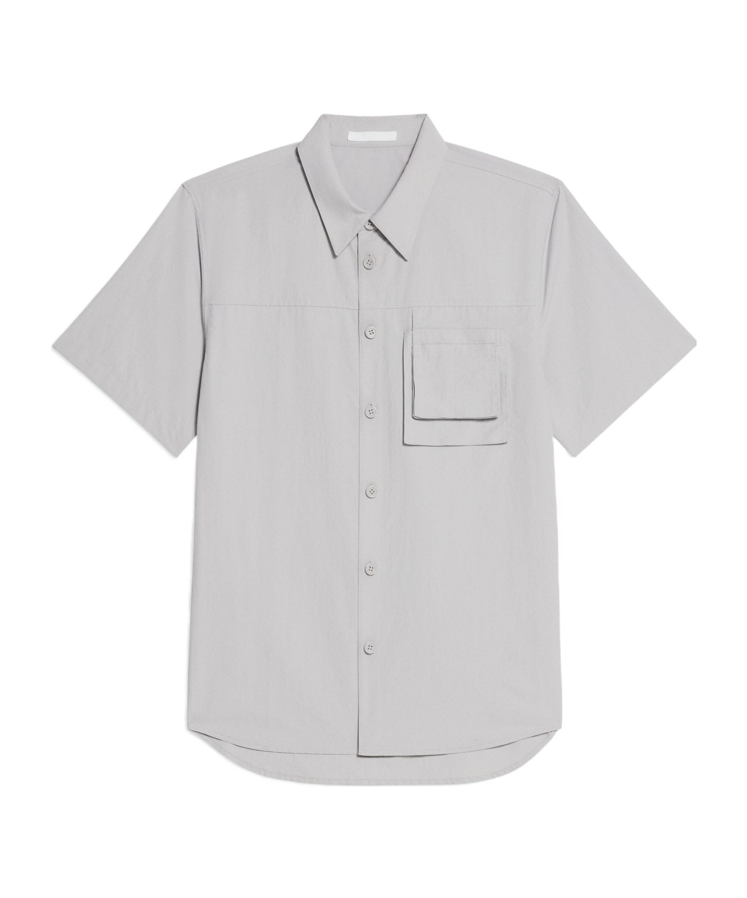 Helmut Lang Short Sleeve Layered Pocket Shirt In White