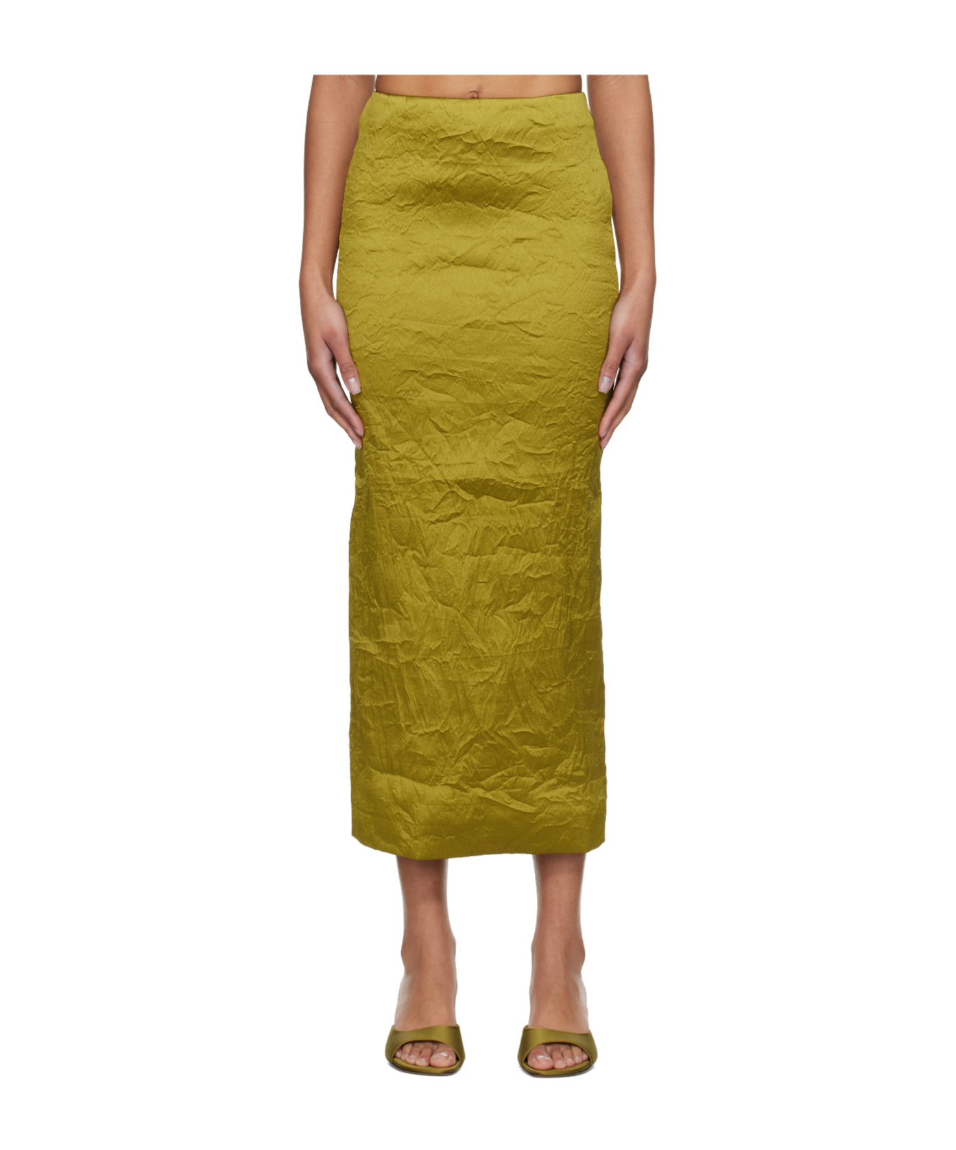 Tove Pleated Skirt In Green