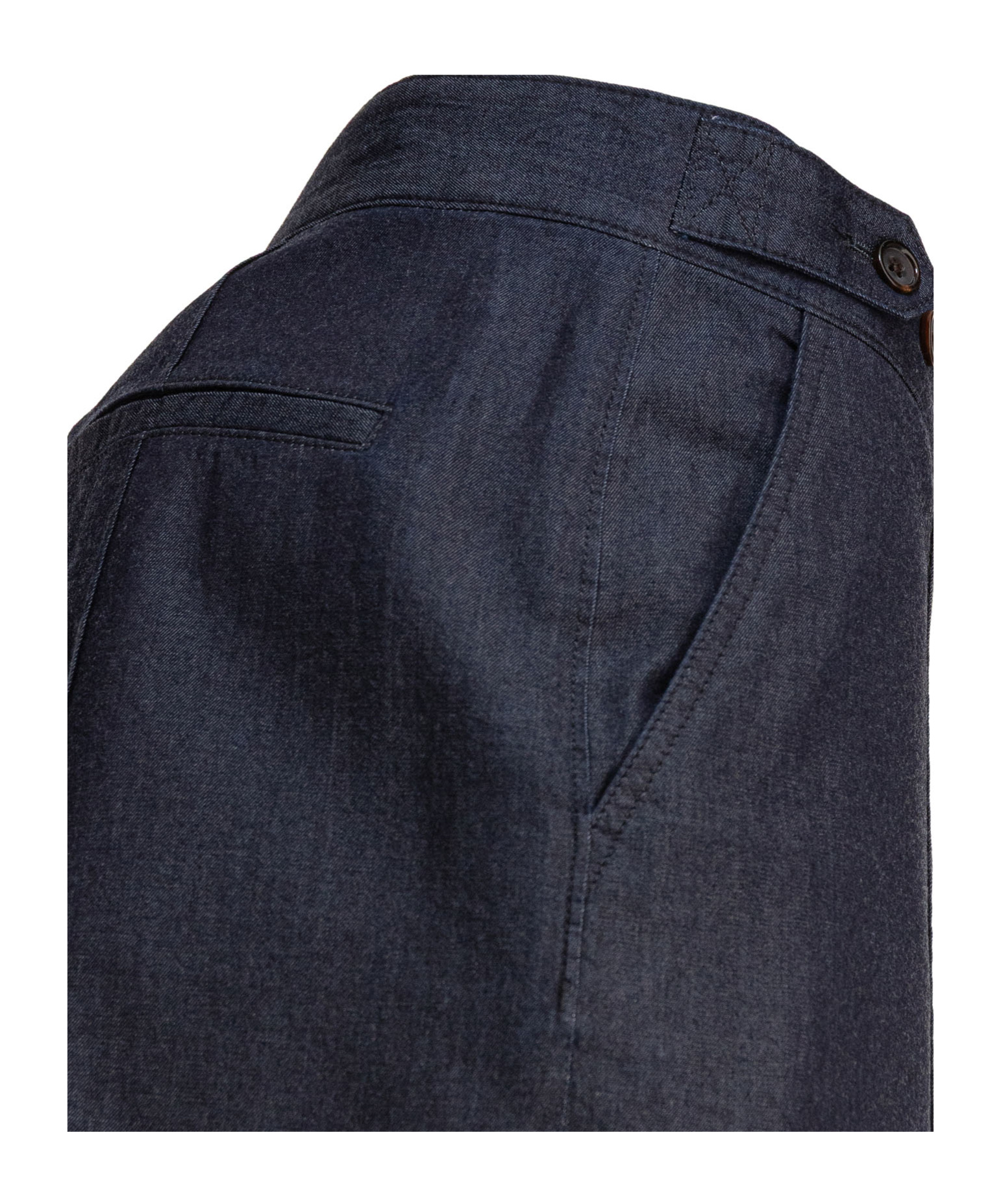 Shop Alexander Mcqueen High-waisted Denim Shorts In Blue