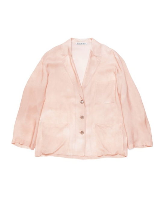 Acne Studios Single-breasted Blazer In Nude