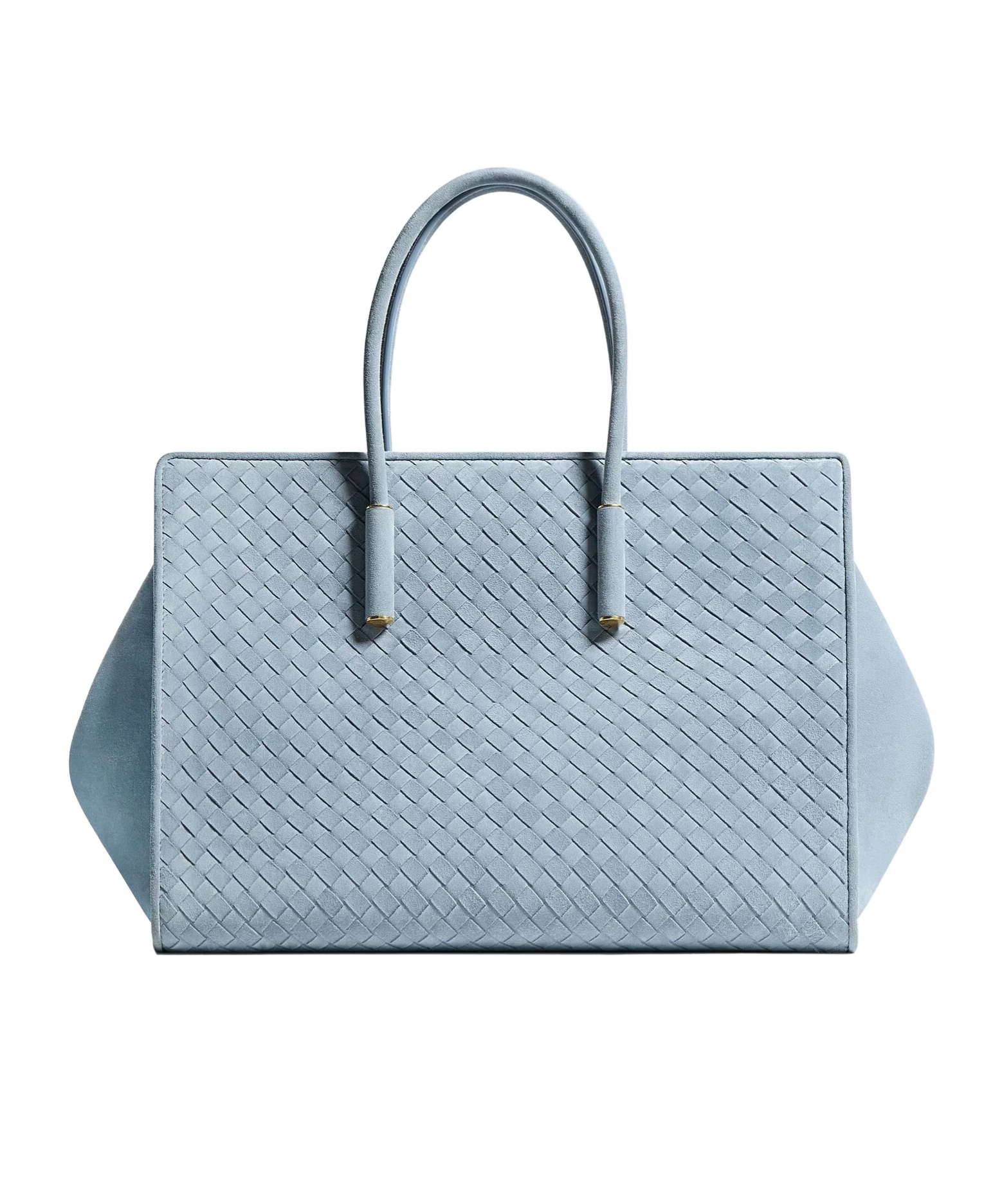 Bottega Veneta Barbara Tote In Blue