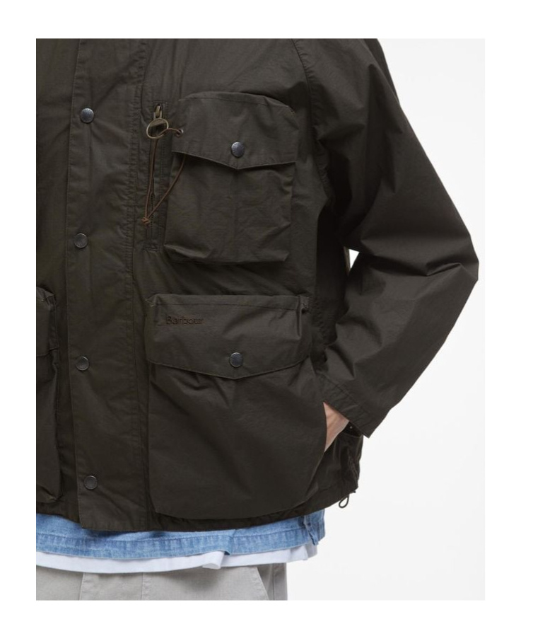 Shop Barbour Westmorland Showerproof Jacket In Black