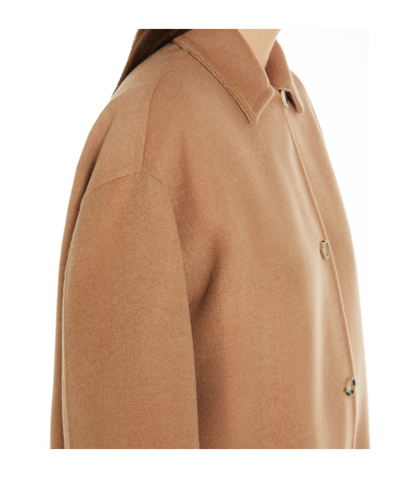Max Mara Long-sleeved Jacket In Brown