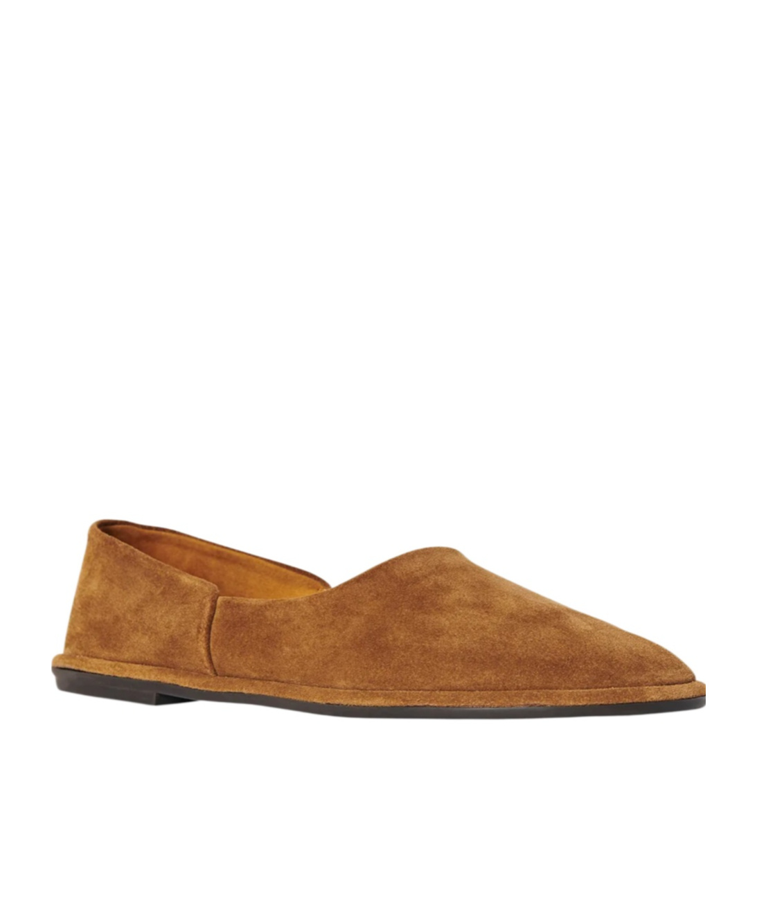 The Row Canal Slip On Loafers In Brown