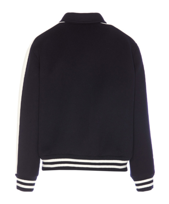 Celine Lapel Long-sleeved Jacket In Black