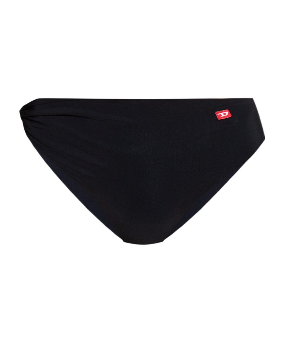 DIESEL LOGO-PATCH BIKINI BOTTOM