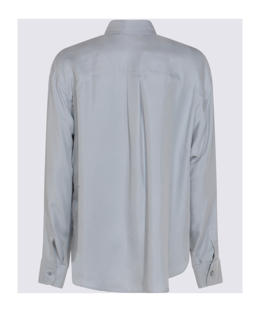 Antonelli Button-down Long-sleeved Shirt In Gray
