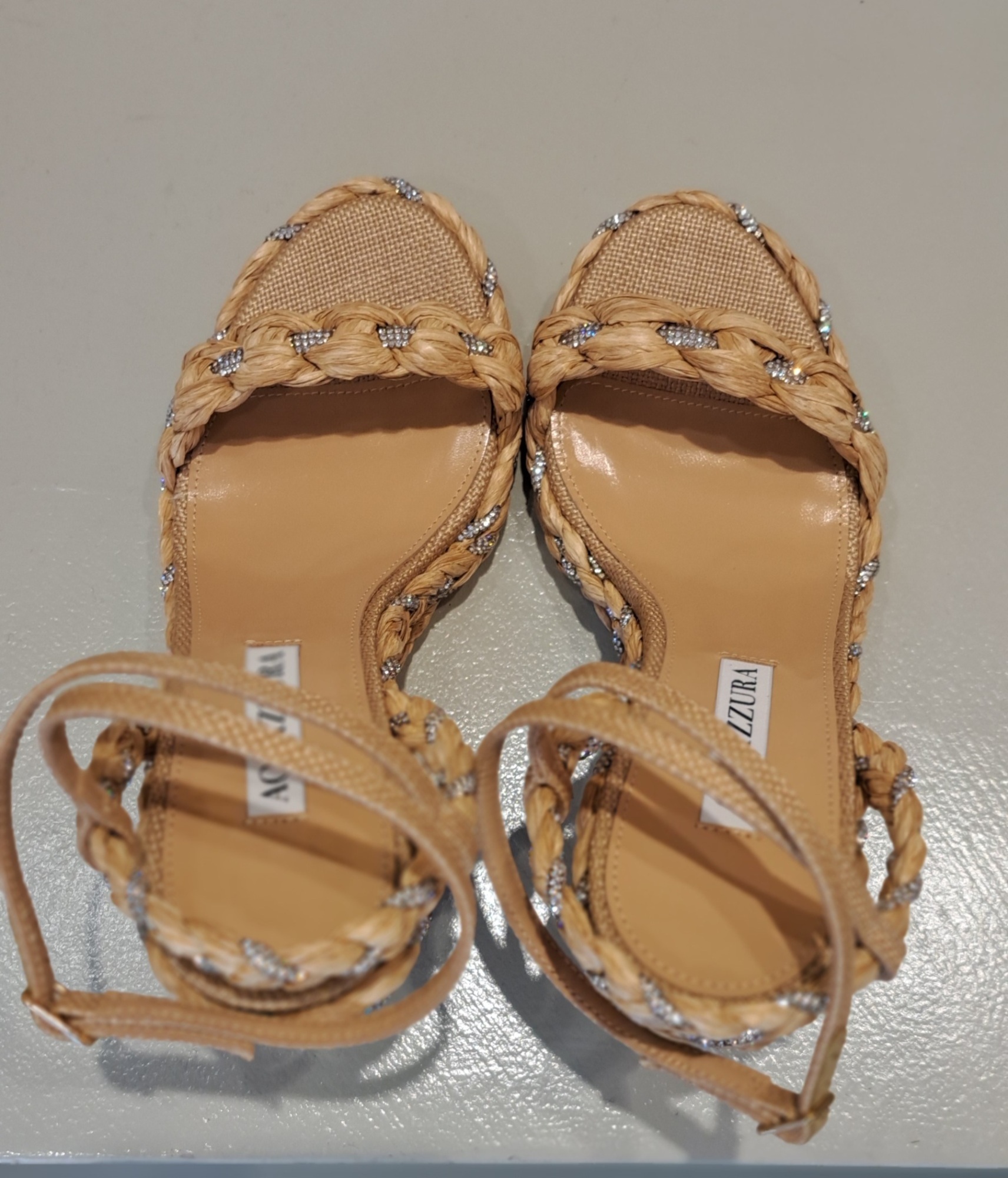 Aquazzura Costiera 120mm Wedge Espadrilles
