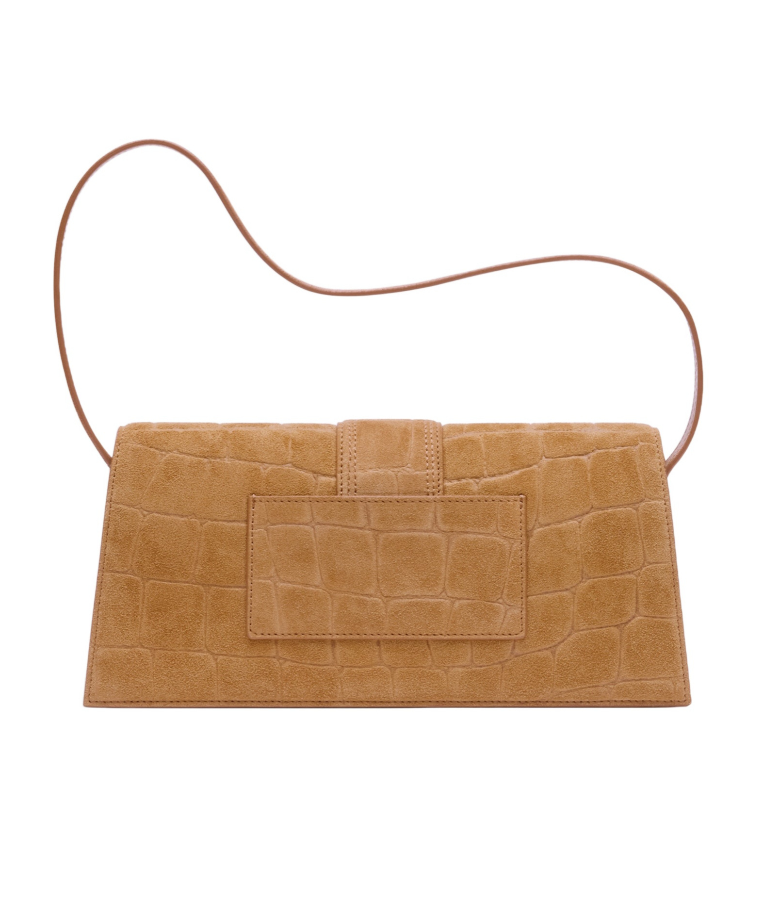 Jacquemus Le Bambino Long Leather Shoulder Bag In Brown