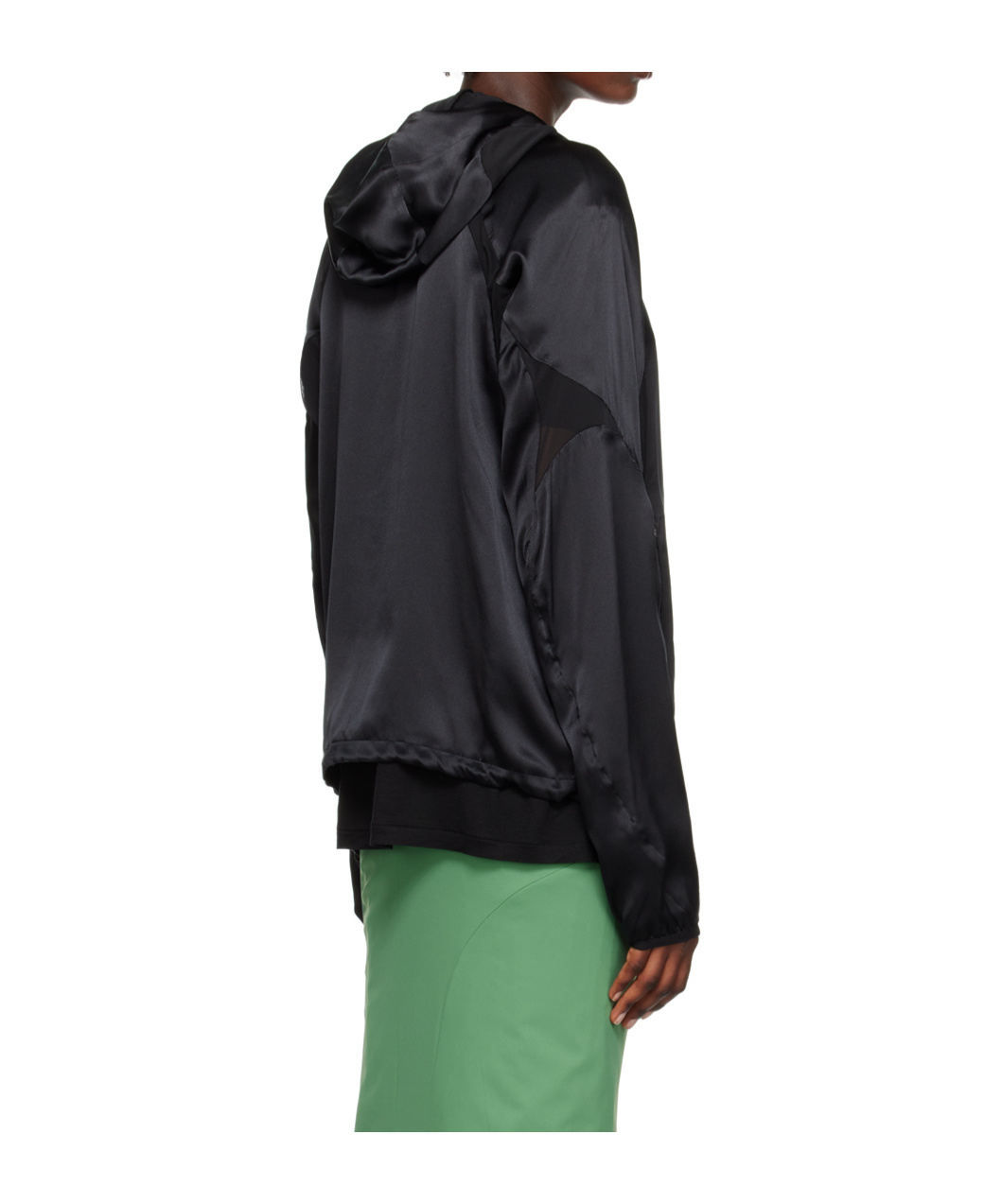 Post Archive Faction (paf) Stitchable Hooded Casual Jacket In Black