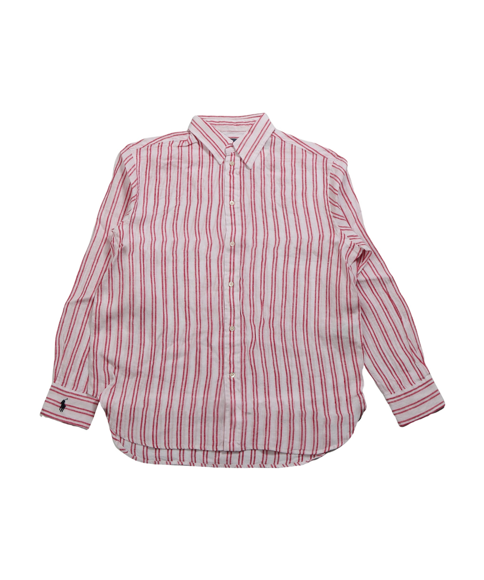 Polo Ralph Lauren Oversize Fit Striped Linen Shirt In Multi