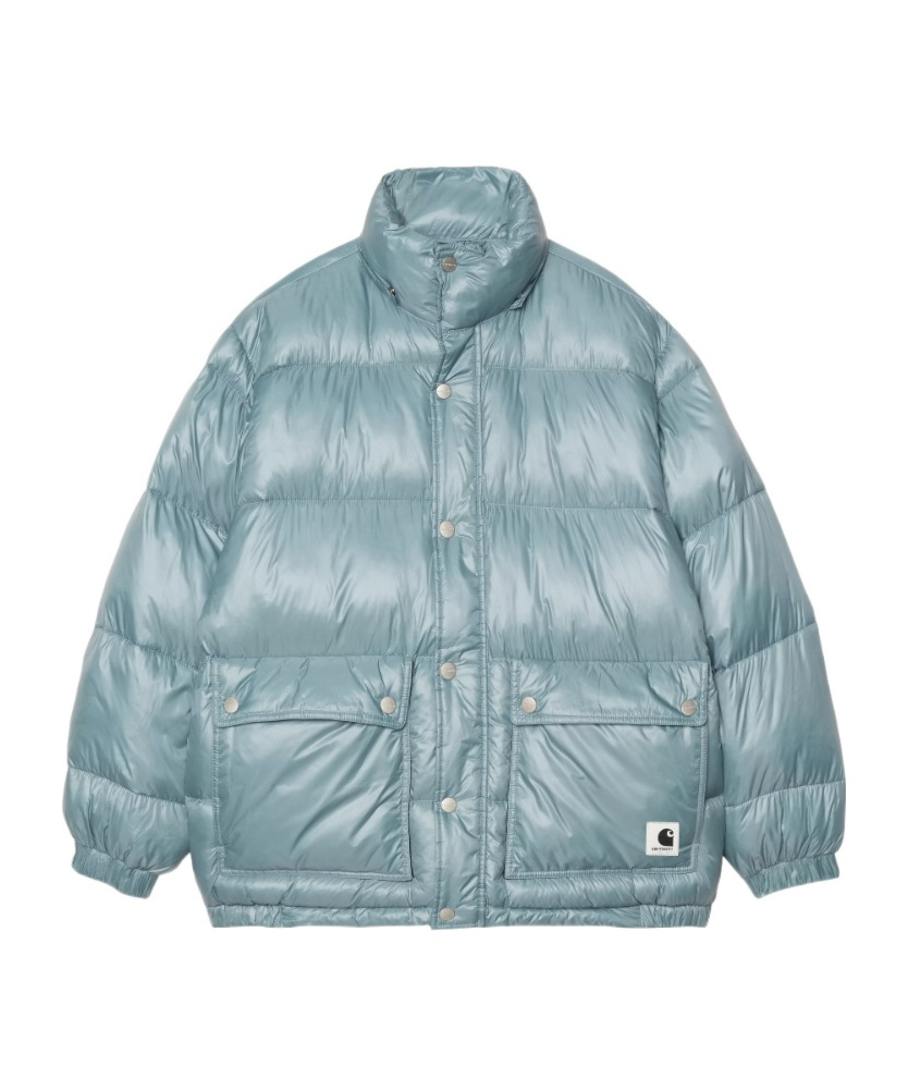 Carhartt Benson Puffer Jackets Light Blue In Blue