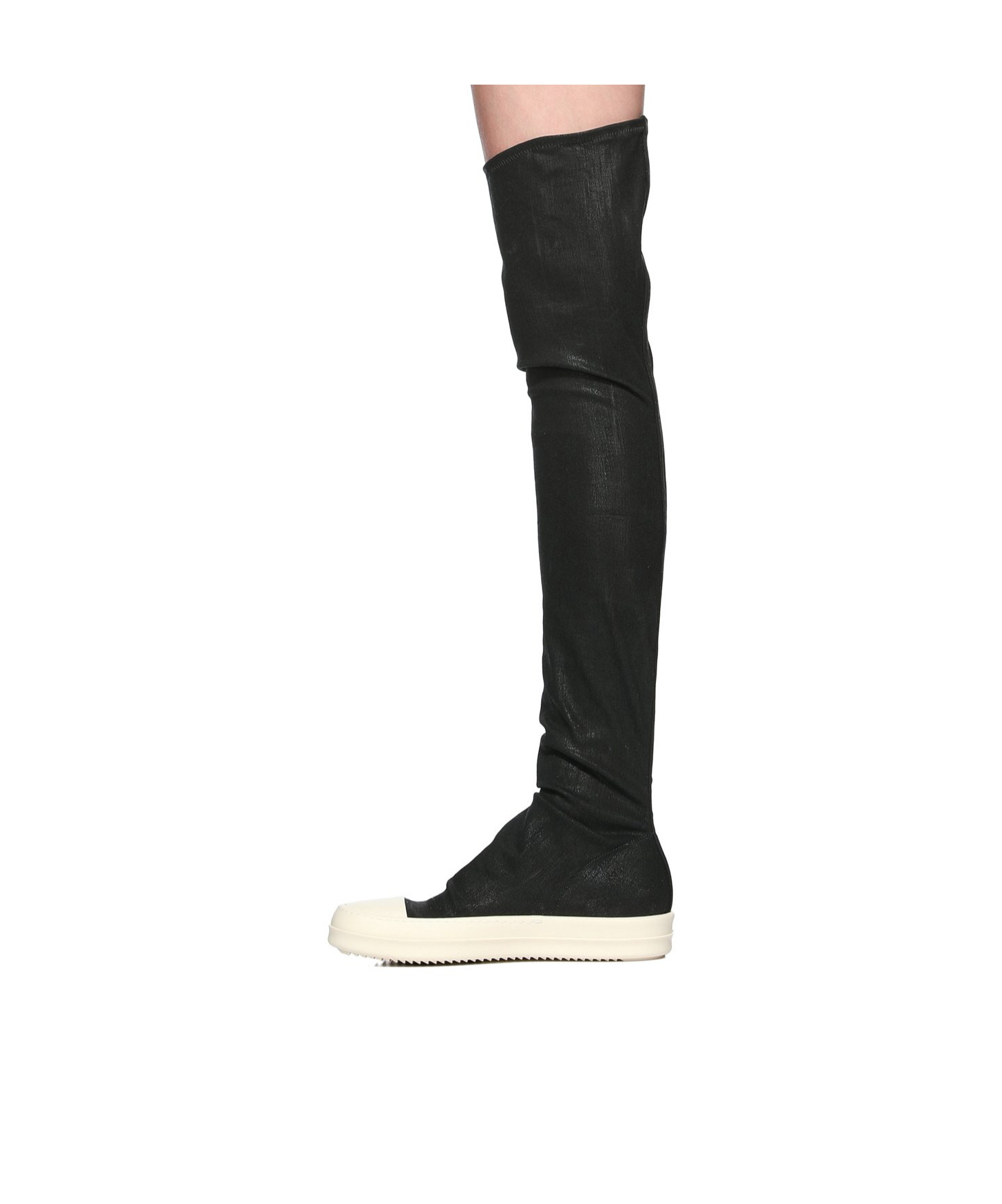 Rick Owens Drkshdw Drkshdw By Rick Owens Woman Boot Black Size 8 Textile Fibers In Black