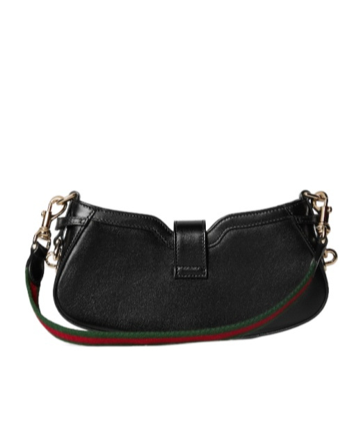 Gucci Women's Tiger Head Logo Shoulder Bag In Black