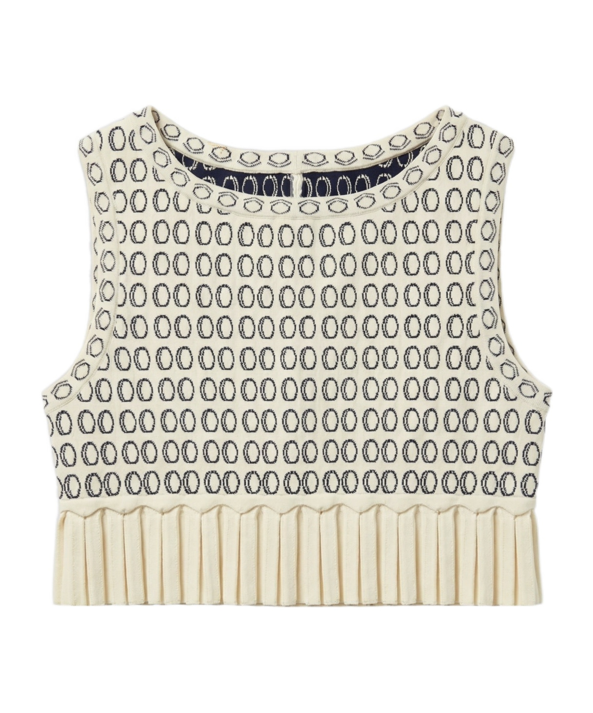 Alaïa Crew Neck Vest In Neutral