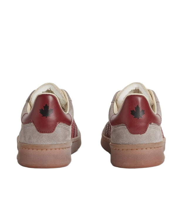 Dsquared2 Low-top Sneakers With Suede And Leather Accents