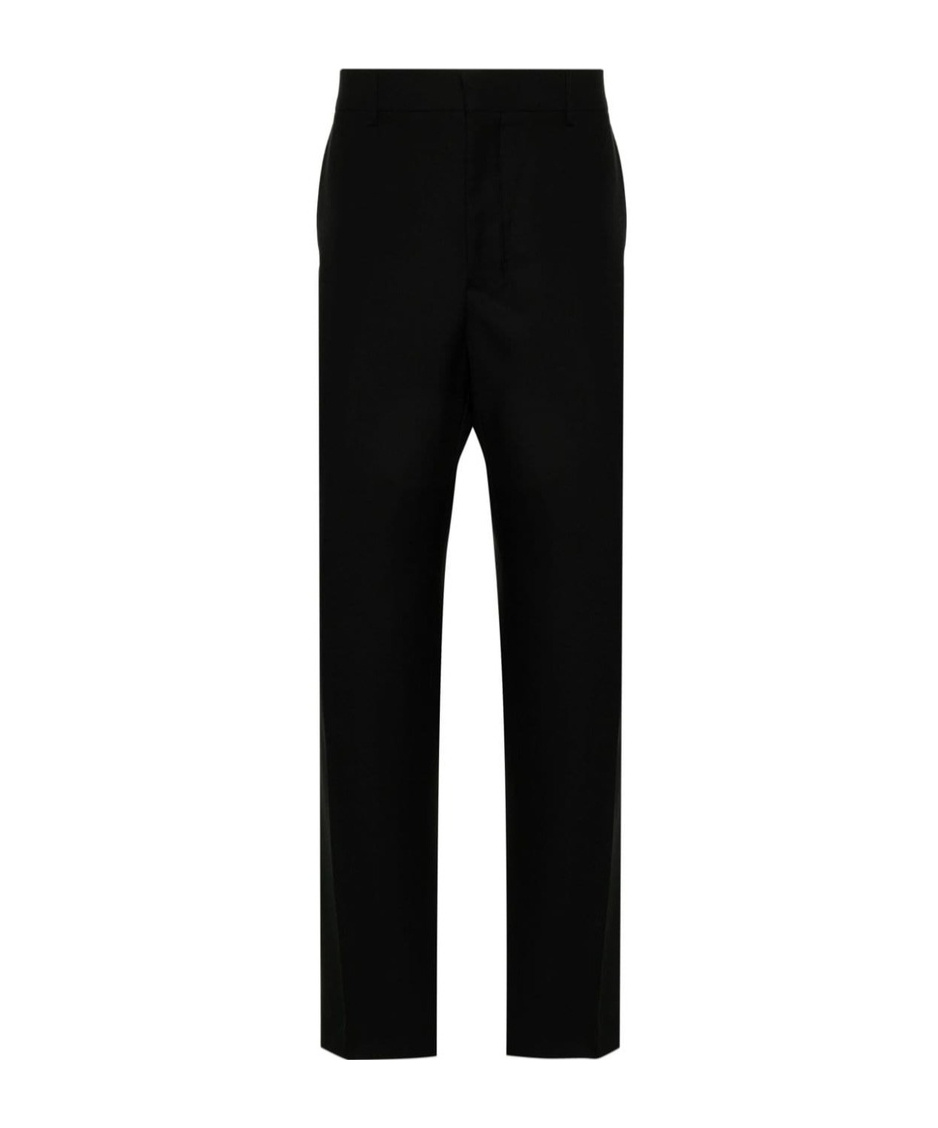 Ami Alexandre Mattiussi Belt-loop Casual Pants In Black