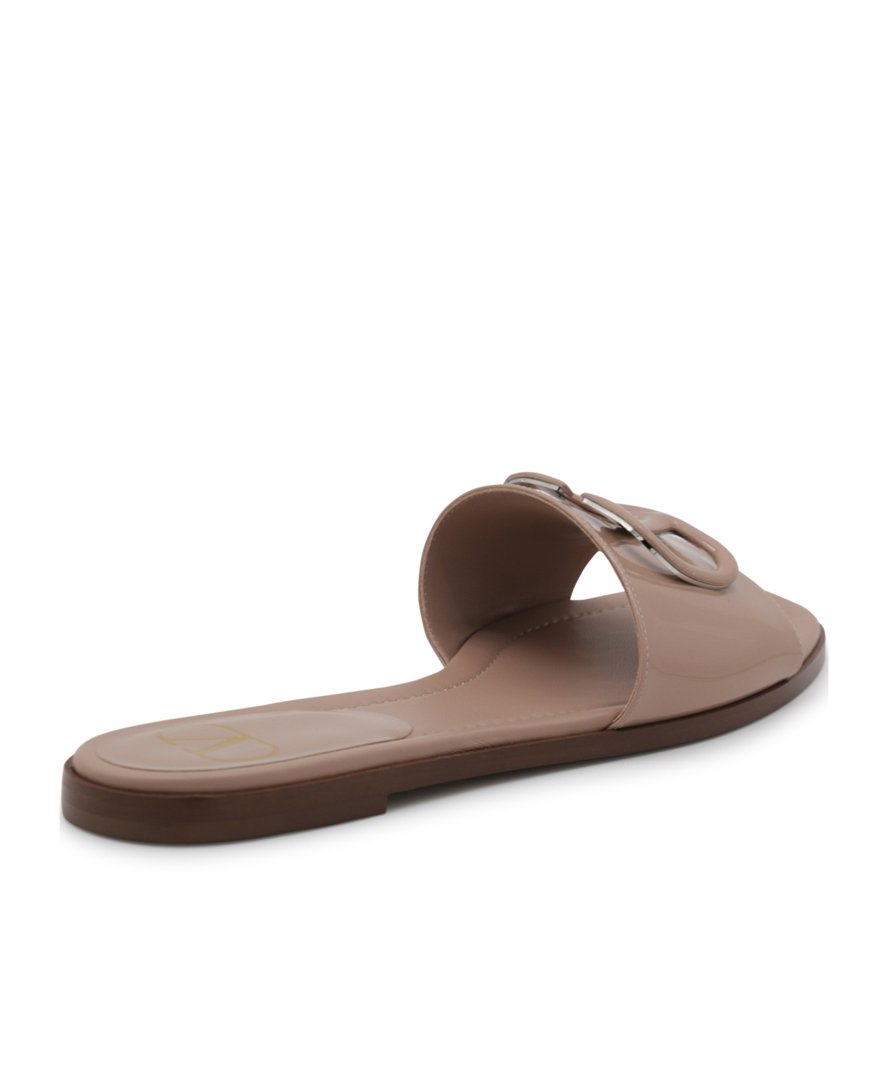 Valentino Open-toed Slippers In Brown