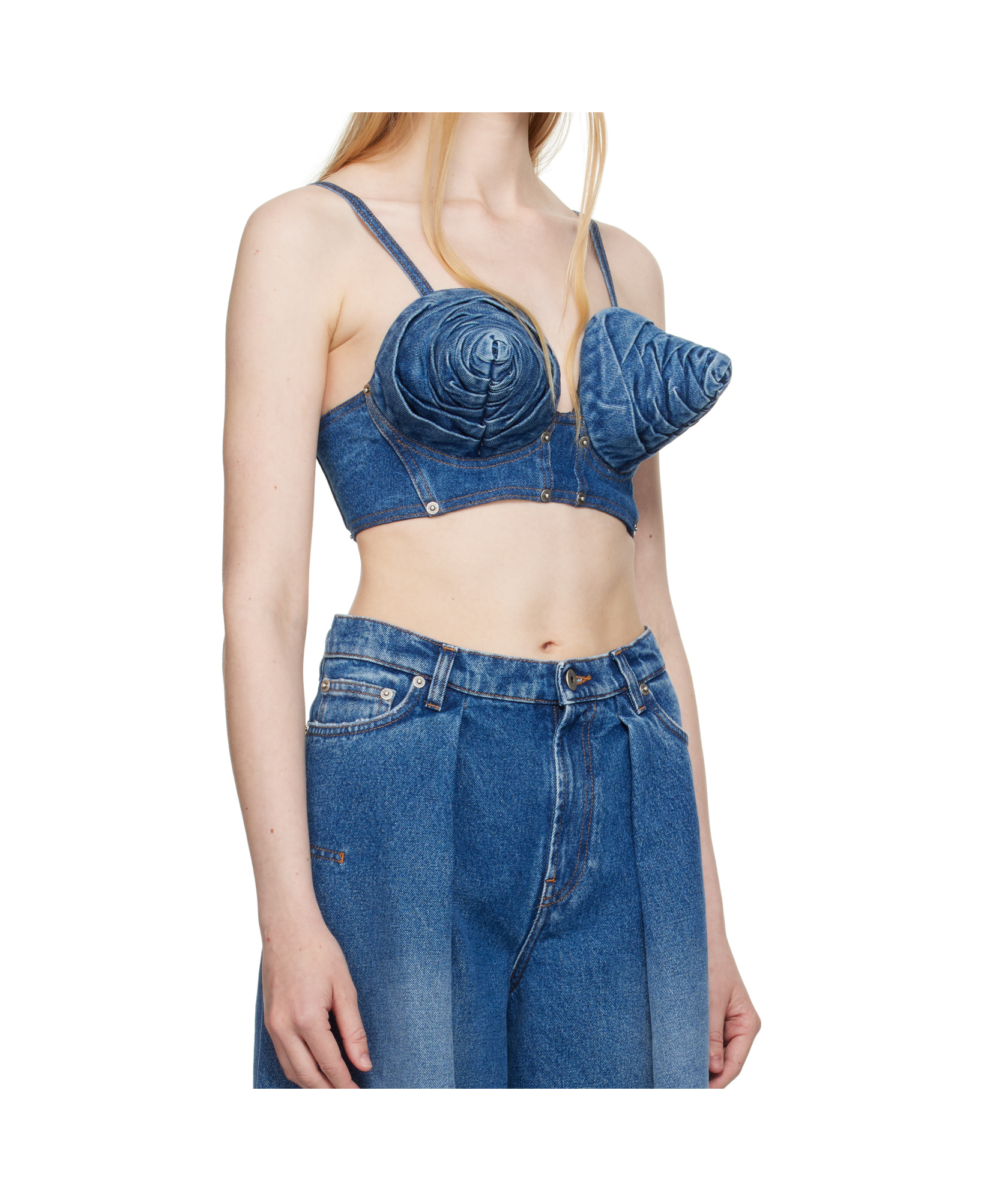 Shop Jean Paul Gaultier Denim Tops