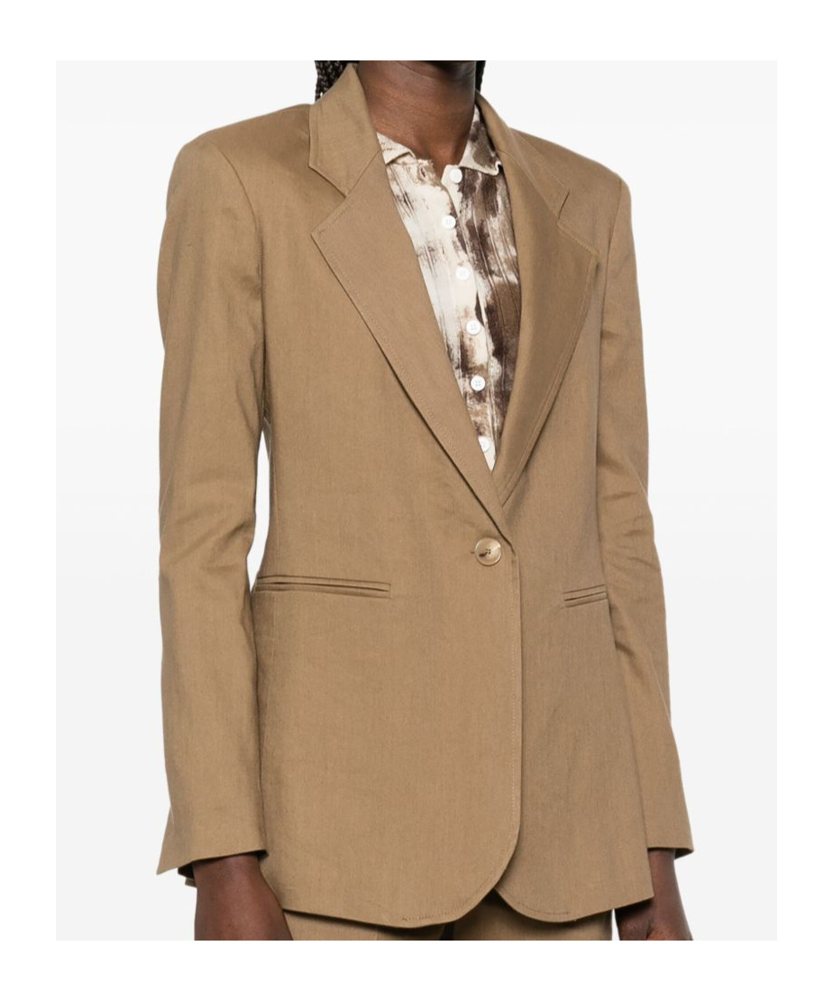 ALYSI LAPEL LONG-SLEEVED SUIT JACKET 