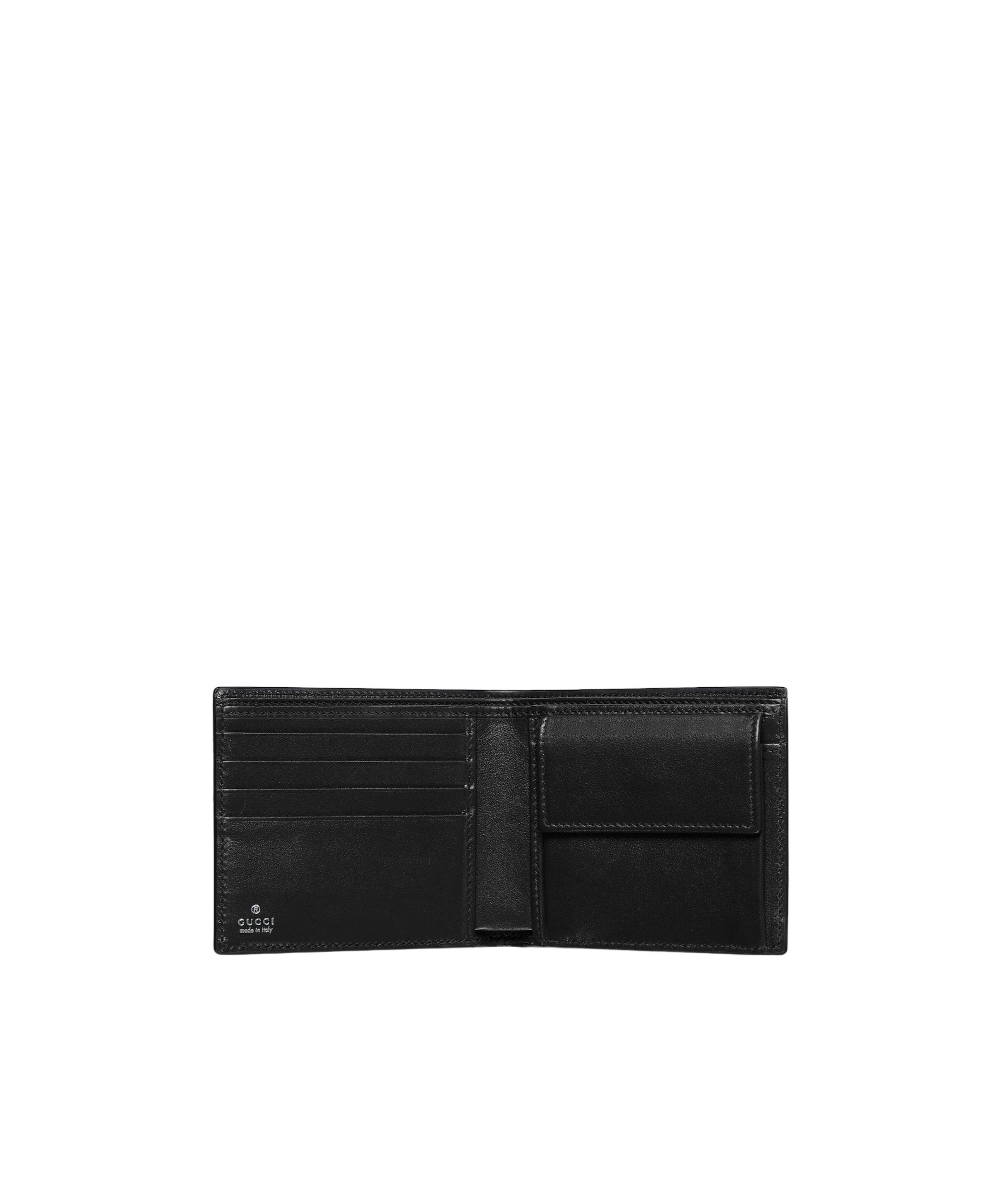 Gucci Leather Wallet With Horsebit In Black
