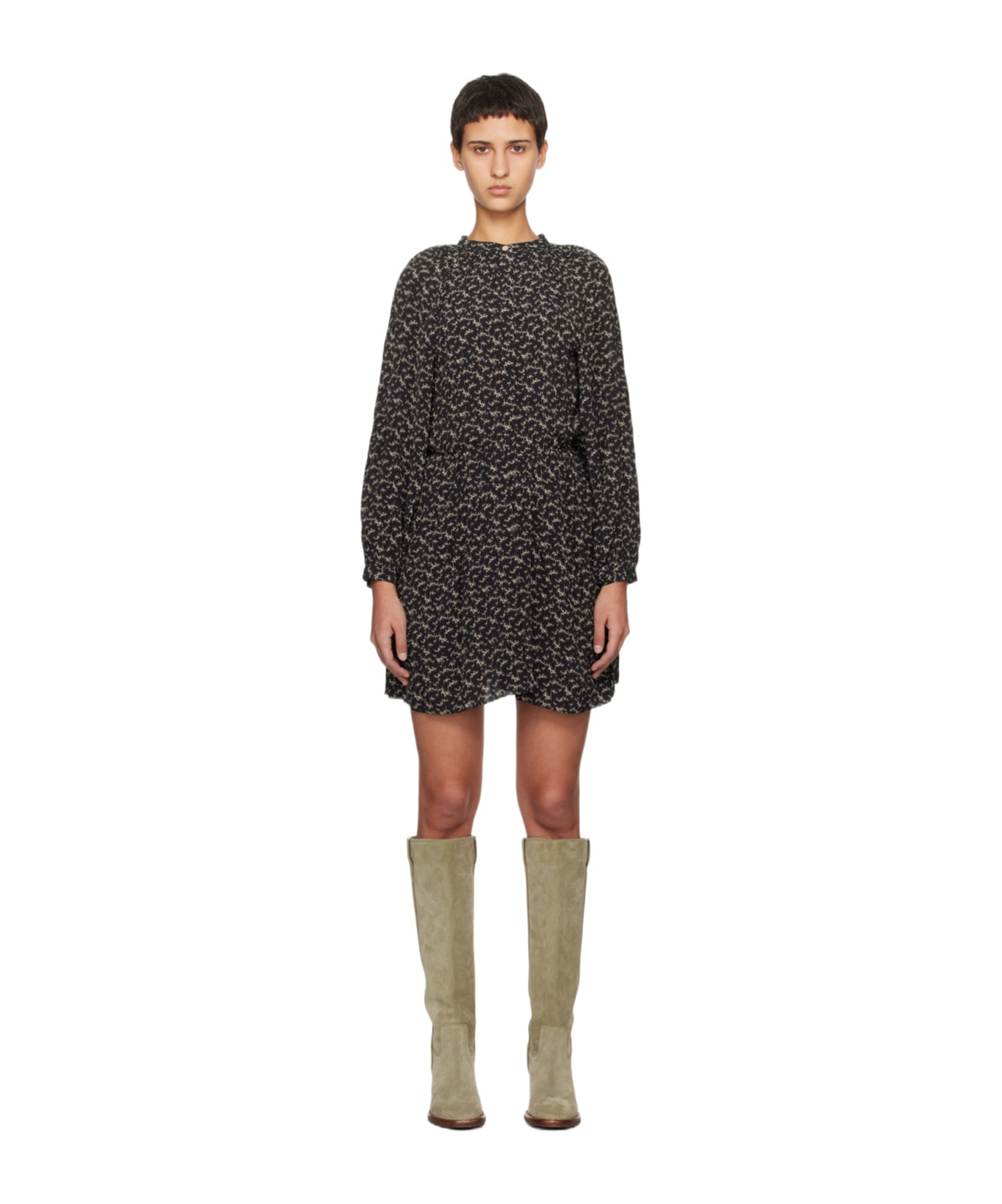 Shop Isabel Marant Étoile Amandine Dress In Black
