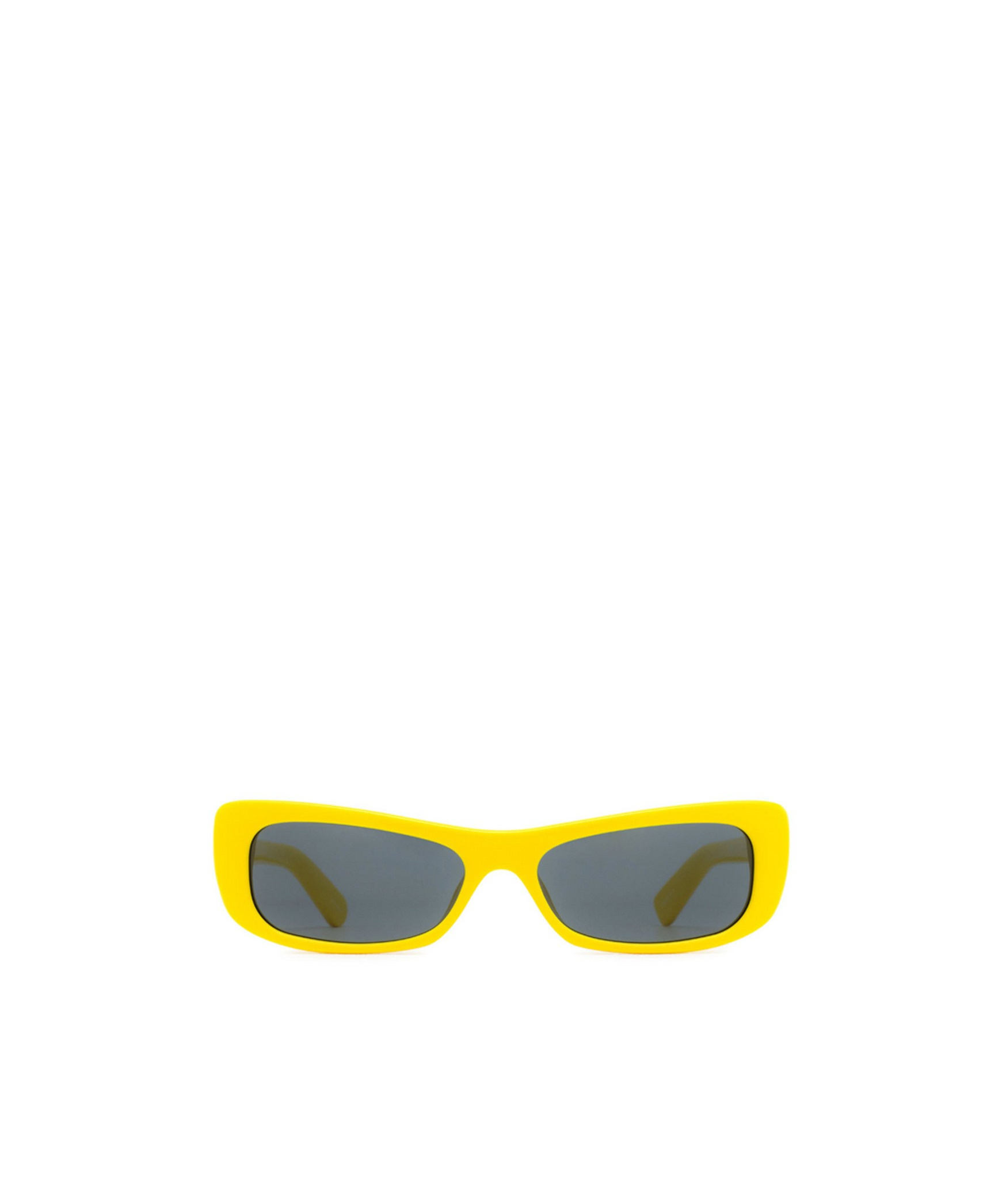 Jacquemus Geometric Frame Sunglasses In Yellow