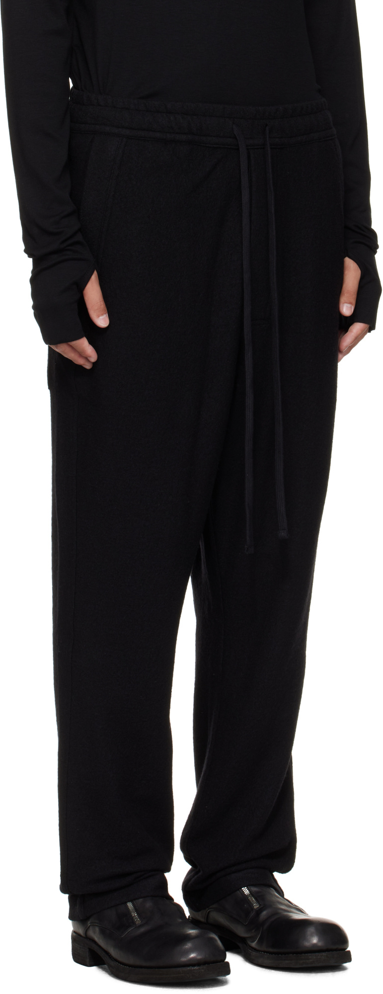 Thom Krom Black M P 17 Sweatpants In Black