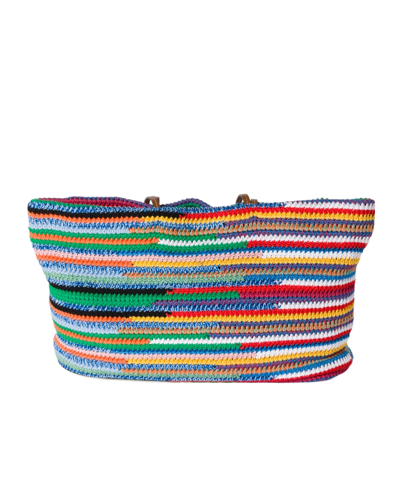 Miu Miu Crochet Tote Bag In Multicolor