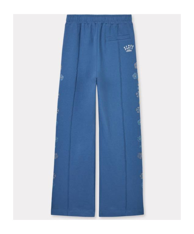Kenzo Elastic Waist Casual Pants In Blue