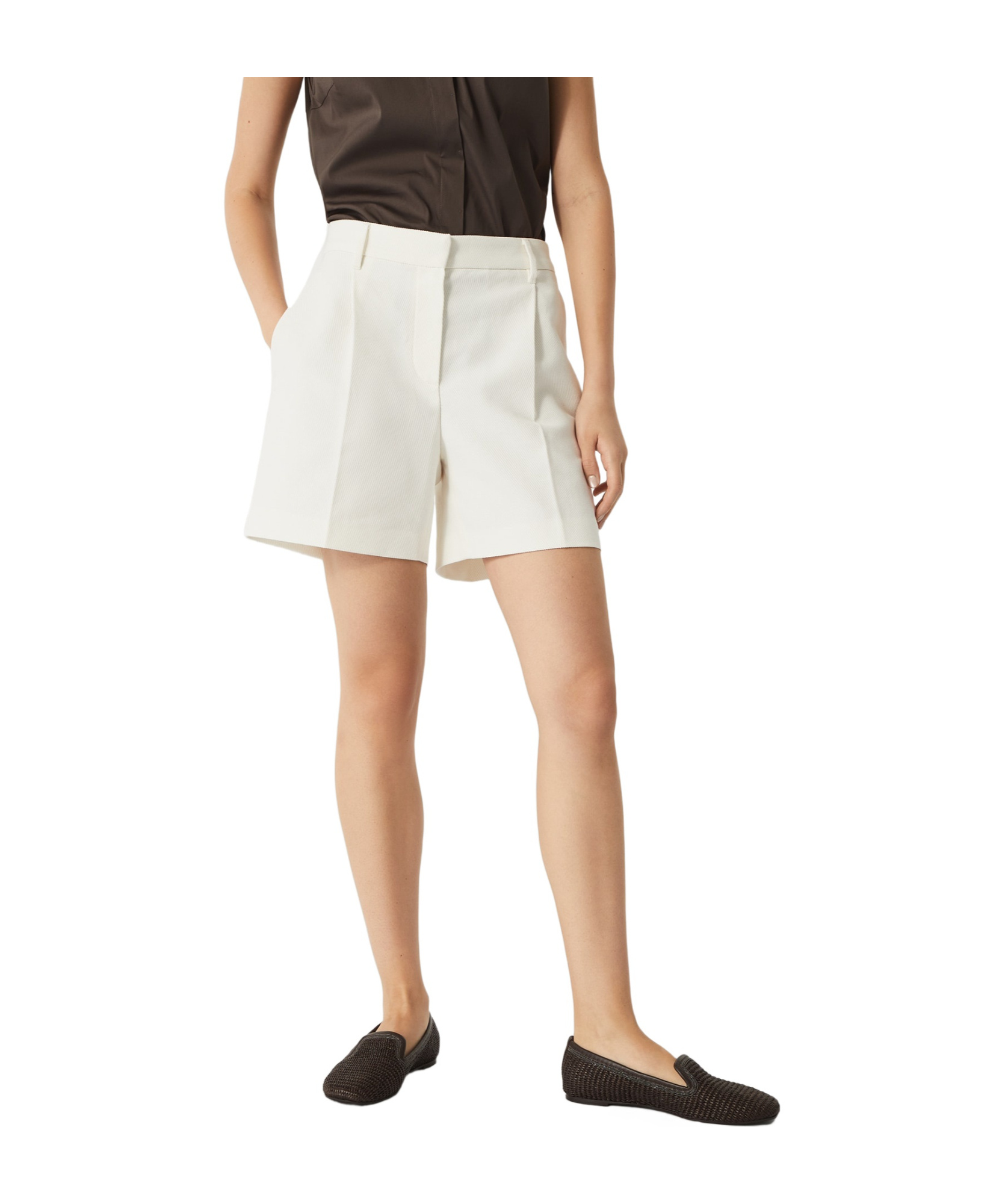 Brunello Cucinelli Tailored Shorts In Multicolor