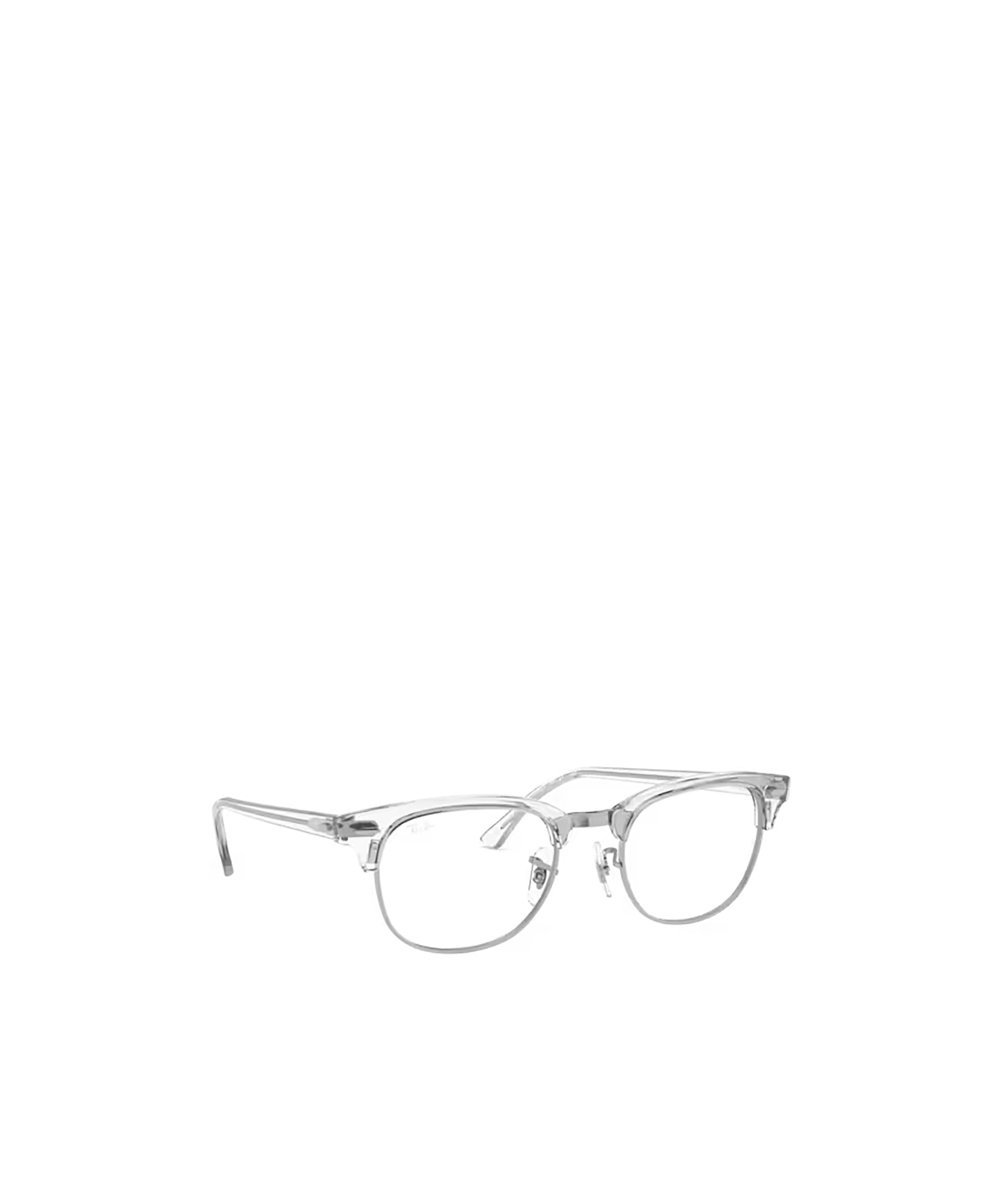 Ray Ban Ray-ban Clubmaster Browline Frame Glasses In White