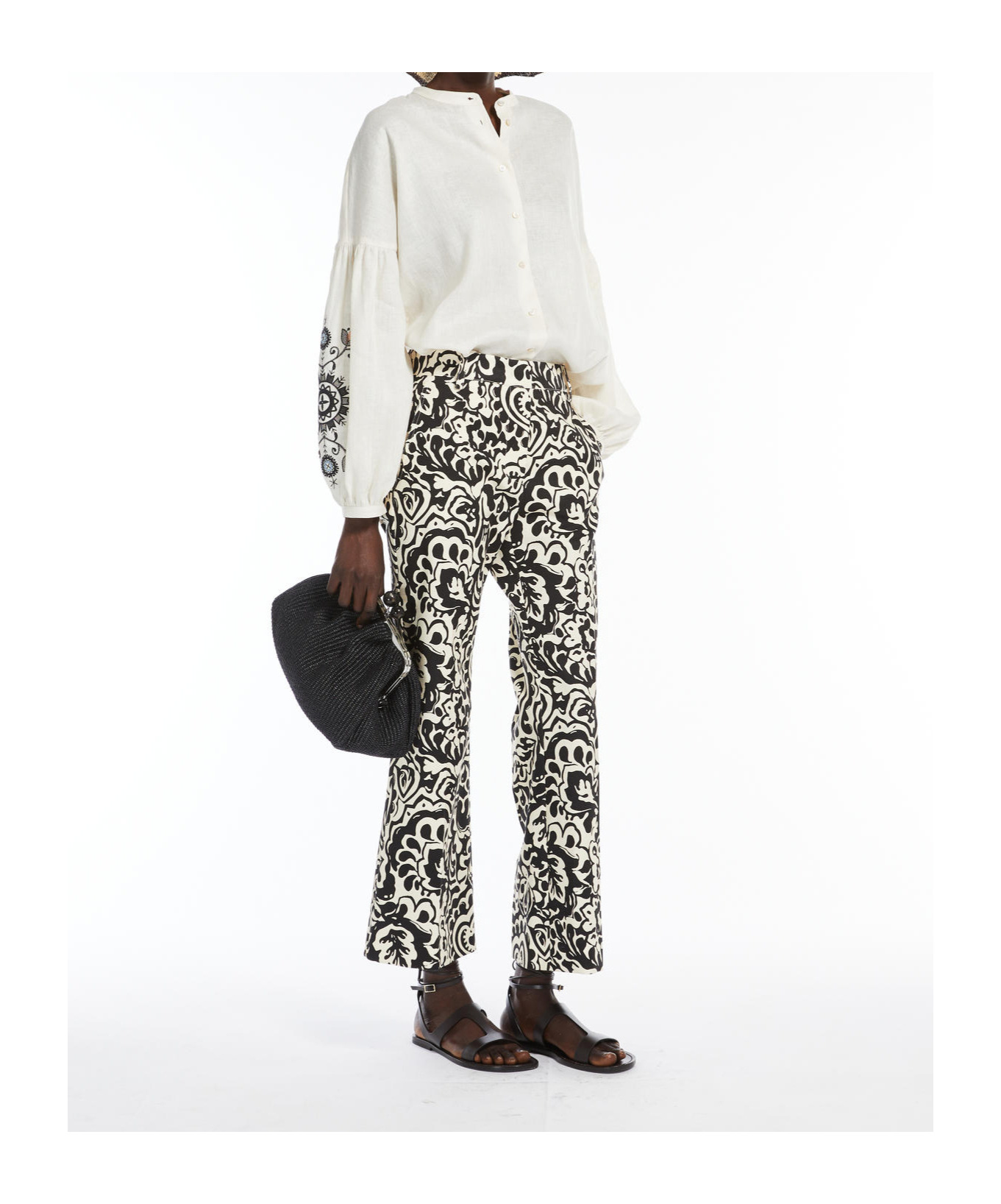 Weekend Max Mara Women's Ilex Shirt Beige | Size 38 | 2515111122600022 In White