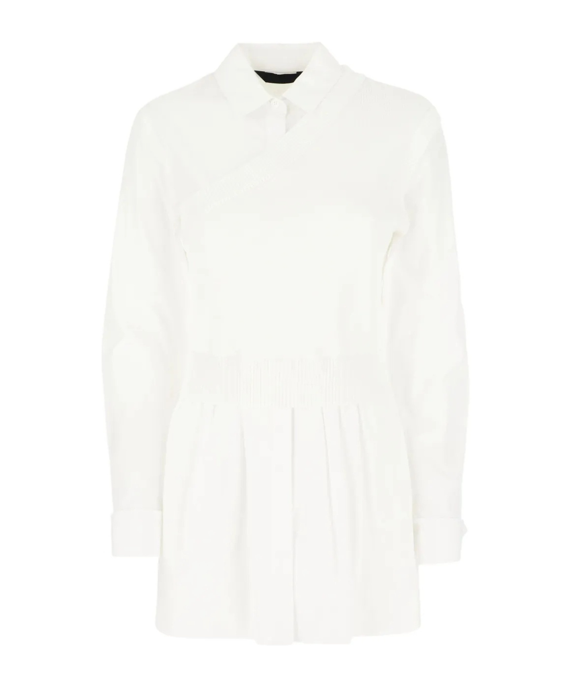 Juunj Pleated Detail Shirt In White