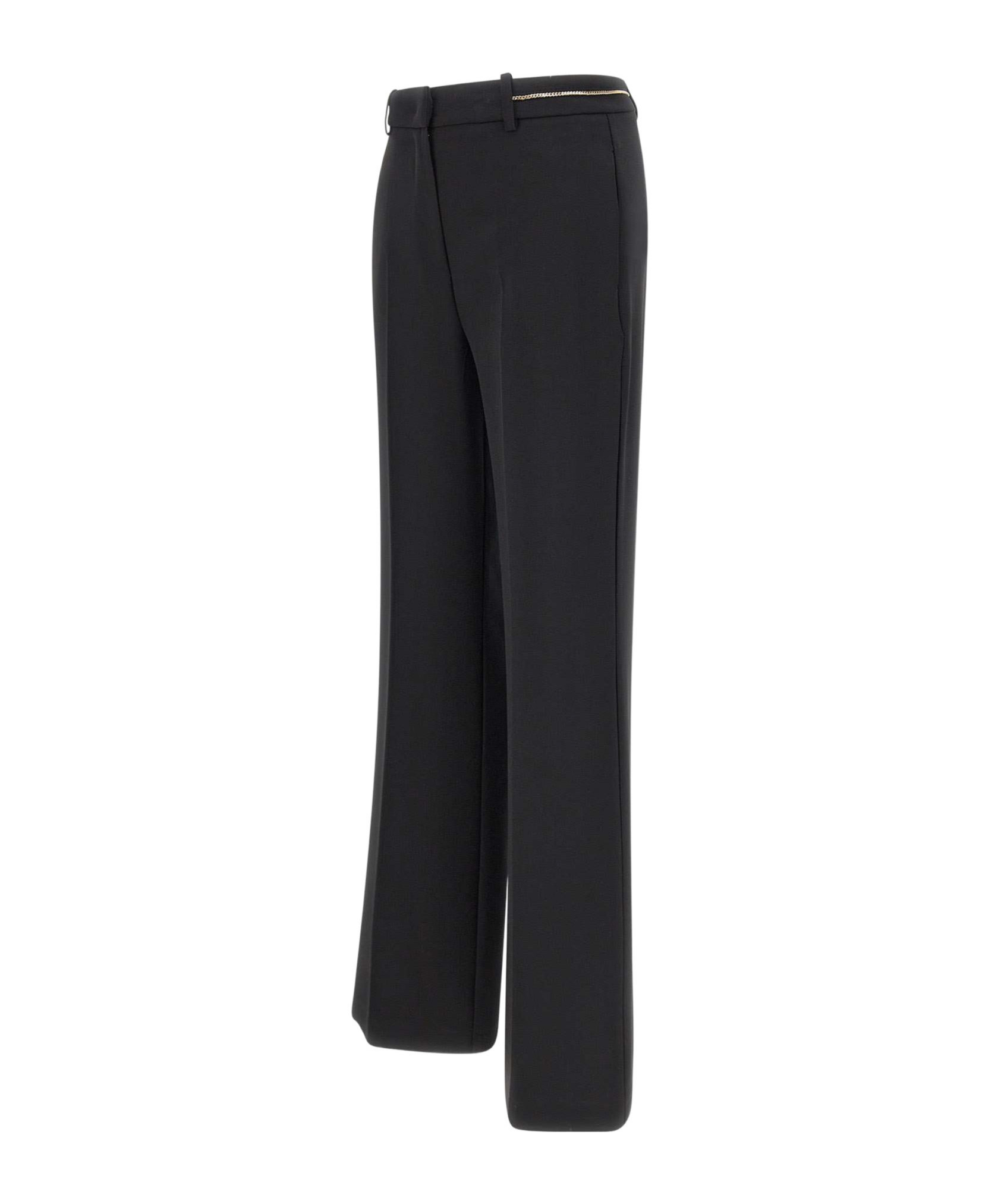 Kaos Chain-trimmed Trousers In Black