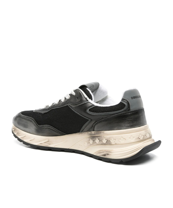 Dsquared2 Black Lace Up Sneakers