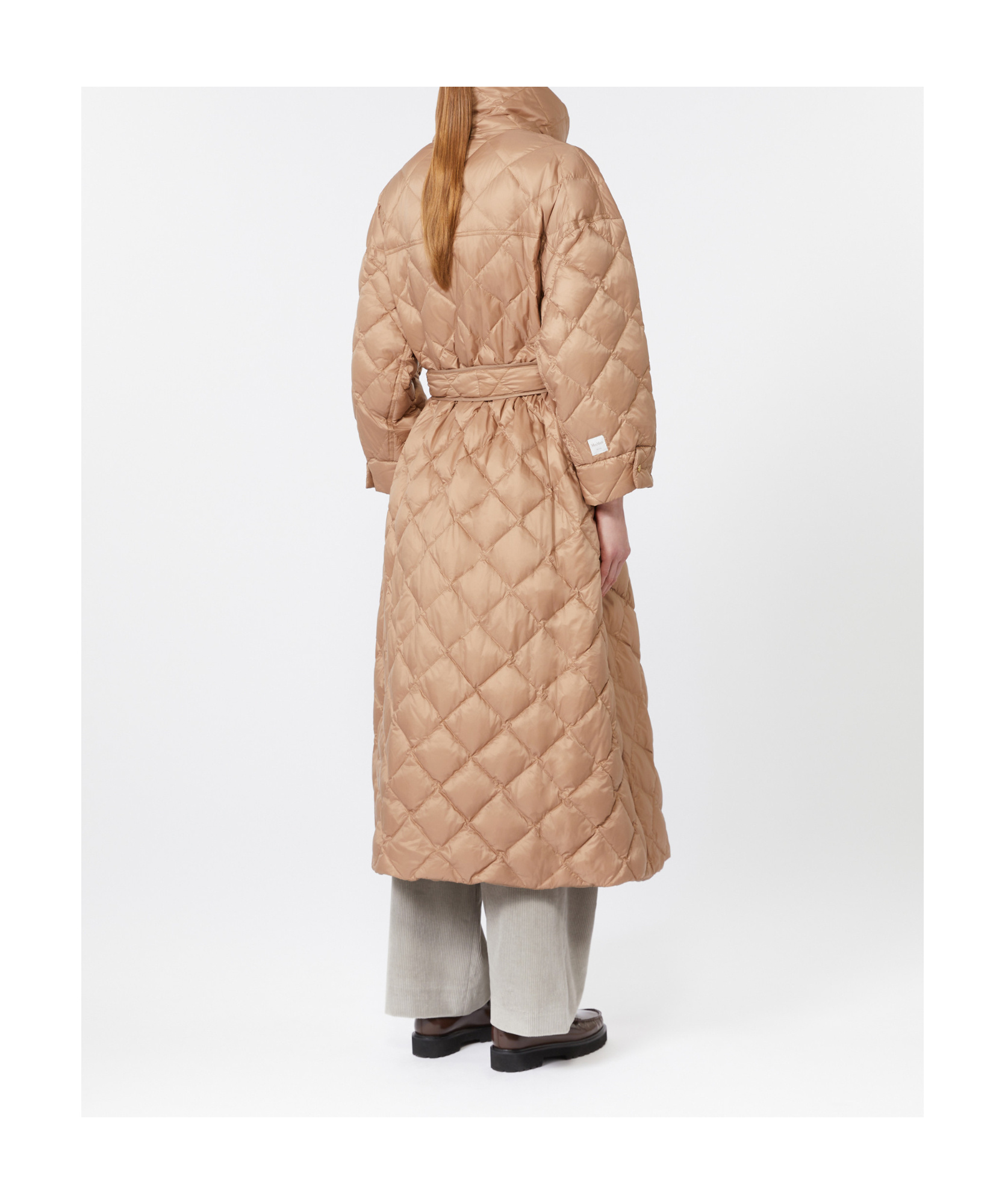 Max Mara Long-sleeved Cotton Jacket In Brown