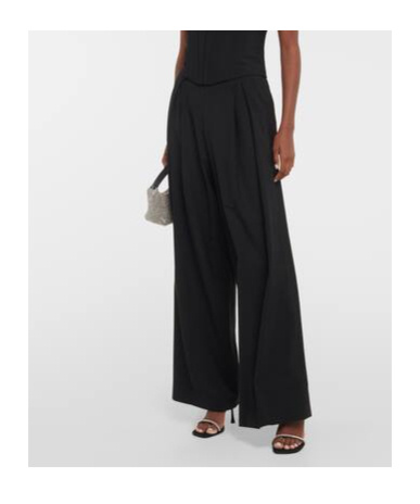 Giuseppe Di Morabito Wide-leg Casual Pants In Black