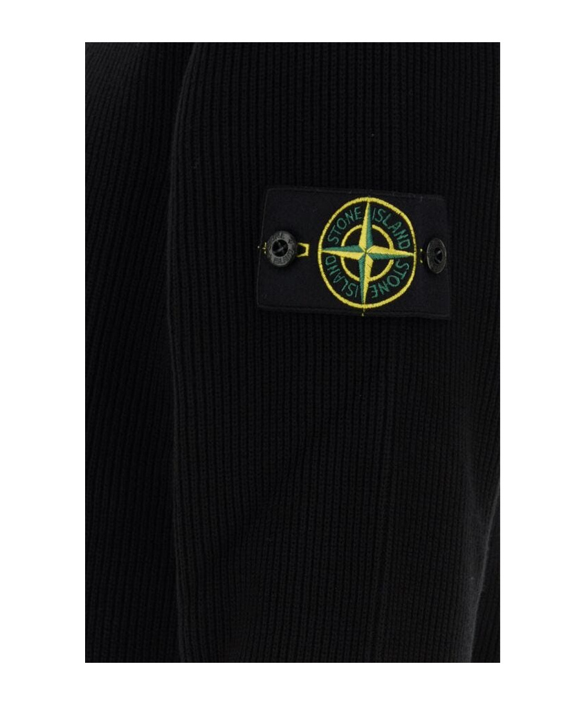 Stone Island Sweaters In Black